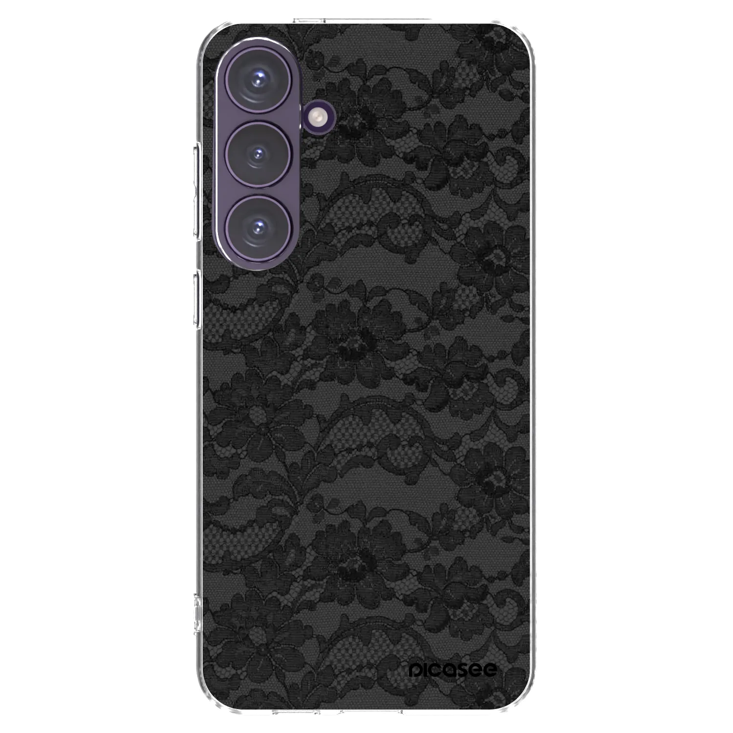 Picasee silikonový průhledný obal pro Samsung Galaxy S24+ S926B 5G - Dark Elegance