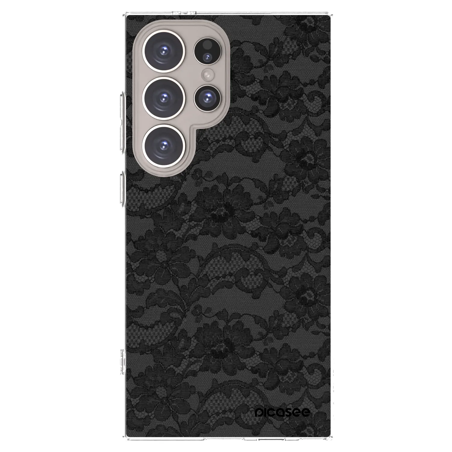 Picasee silikonový průhledný obal pro Samsung Galaxy S24 Ultra S928B 5G - Dark Elegance