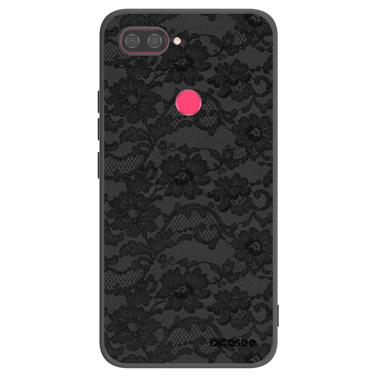 Picasee silikonový černý obal pro Xiaomi Mi 8 Lite - Dark Elegance