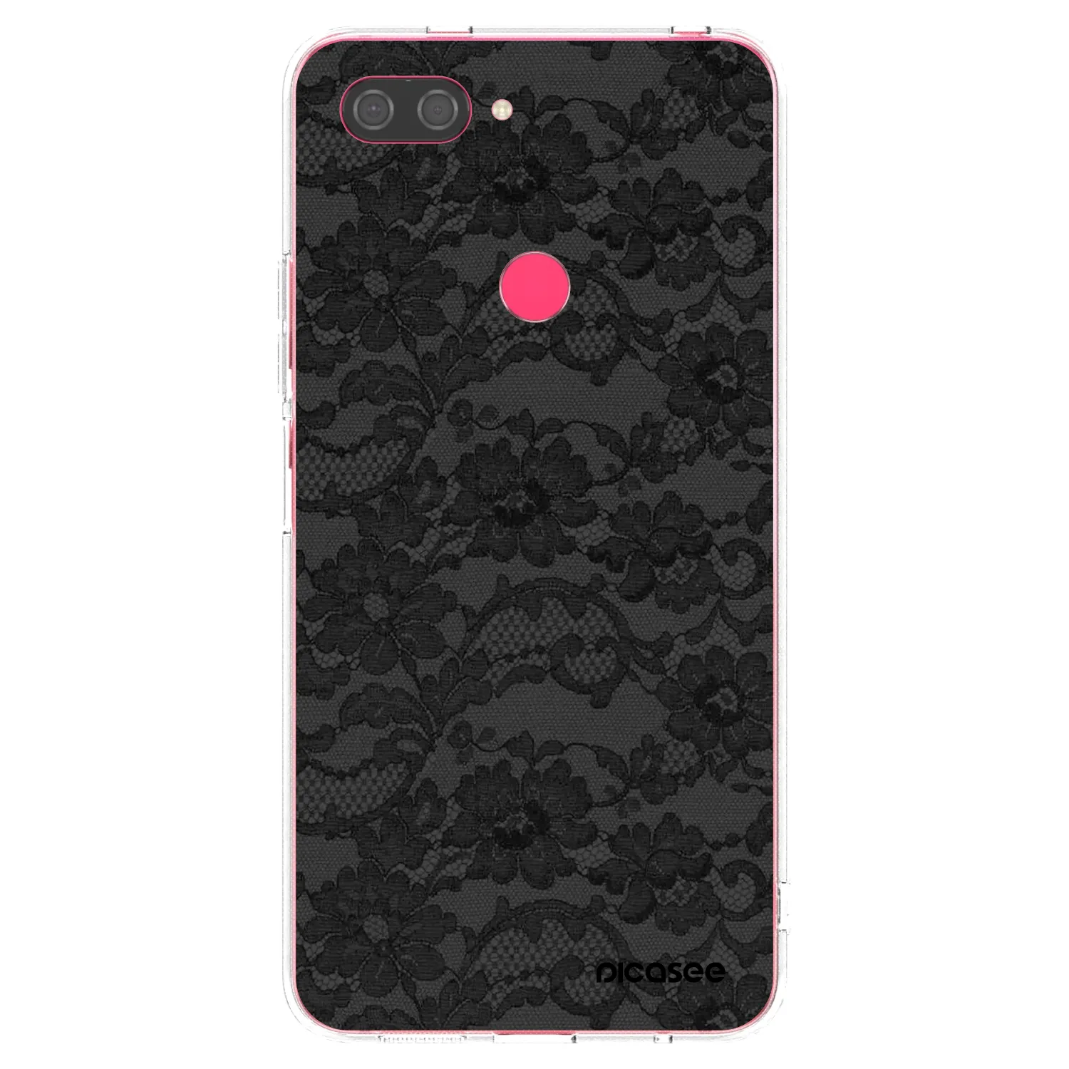 Picasee silikonový průhledný obal pro Xiaomi Mi 8 Lite - Dark Elegance