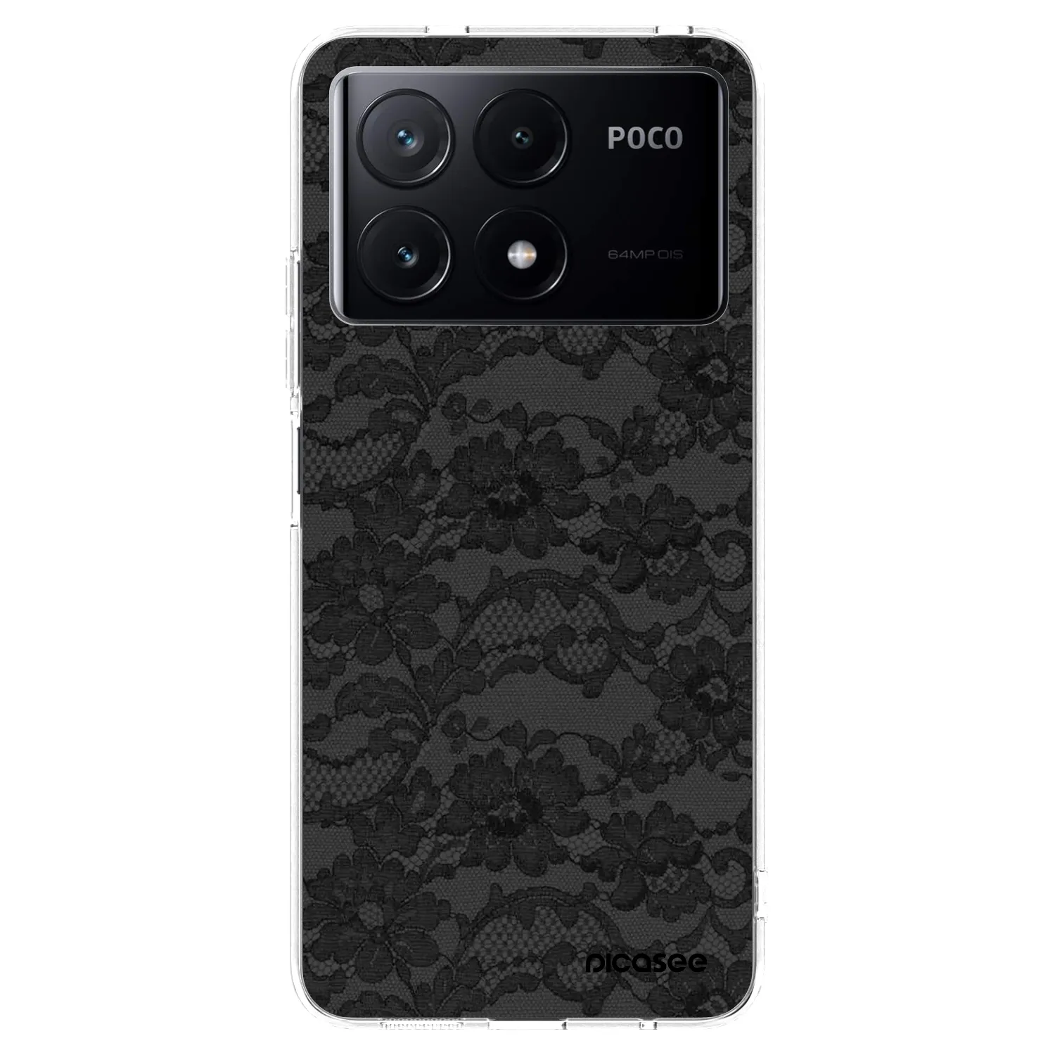 Picasee silikonový průhledný obal pro Xiaomi Poco X6 Pro - Dark Elegance