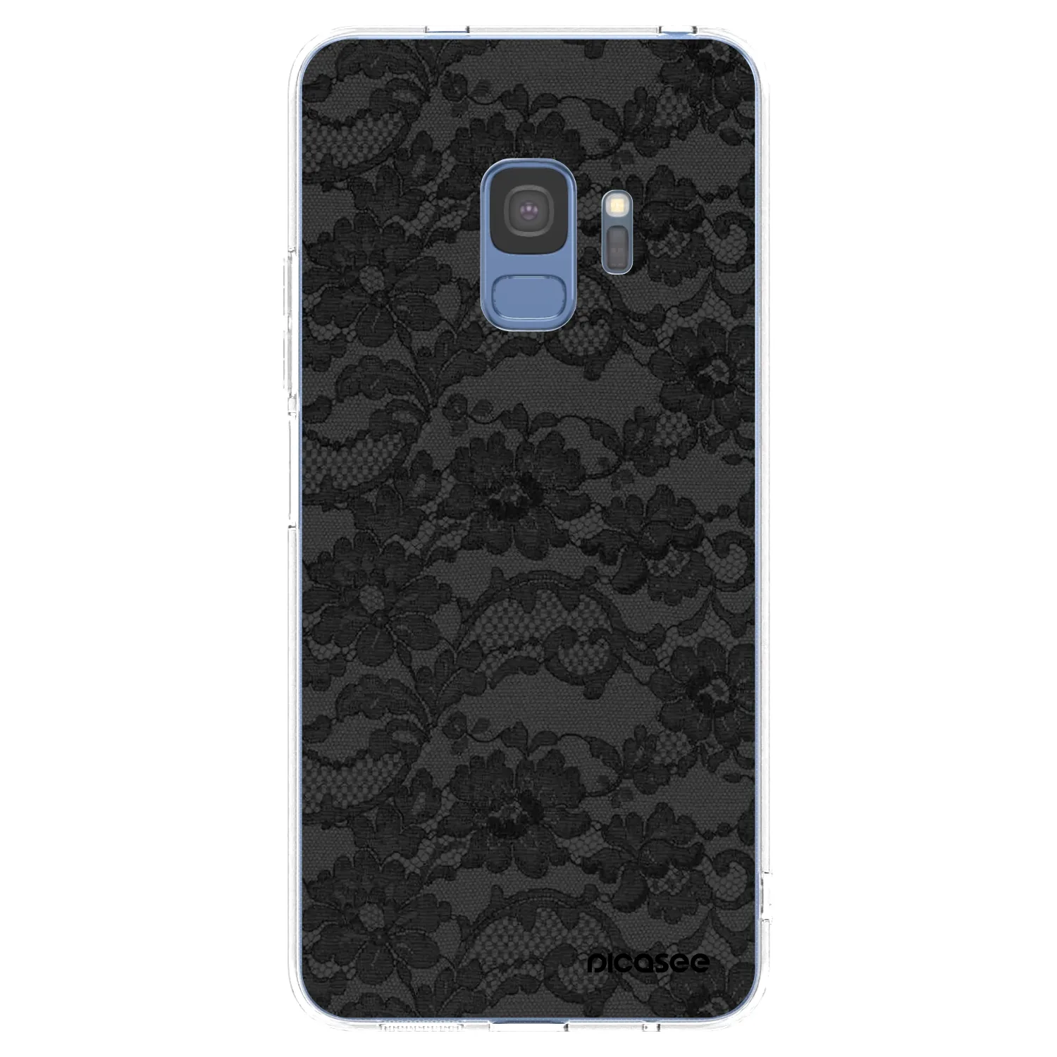 Picasee silikonový průhledný obal pro Samsung Galaxy S9 G960F - Dark Elegance