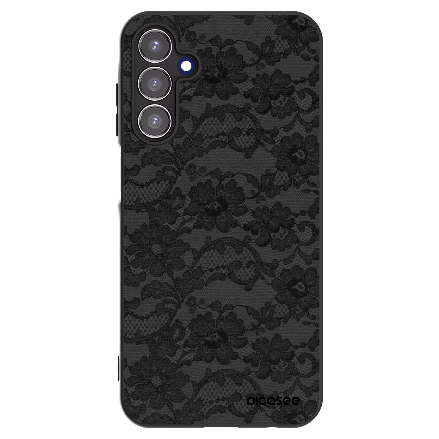 Picasee silikonový černý obal pro Samsung Galaxy A15 A155F 4G - Dark Elegance