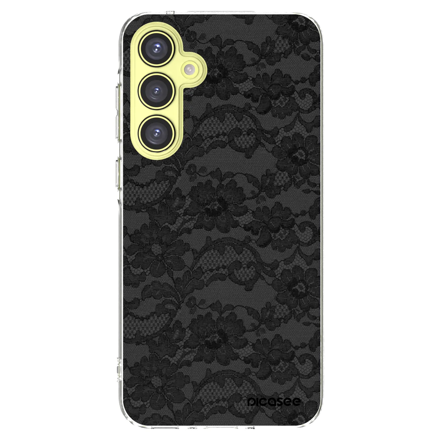 Picasee silikonový průhledný obal pro Samsung Galaxy A35 5G A356B - Dark Elegance