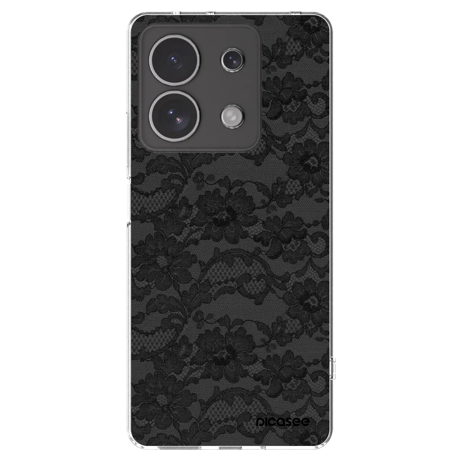 Picasee silikonový průhledný obal pro Xiaomi Redmi Note 13 4G - Dark Elegance