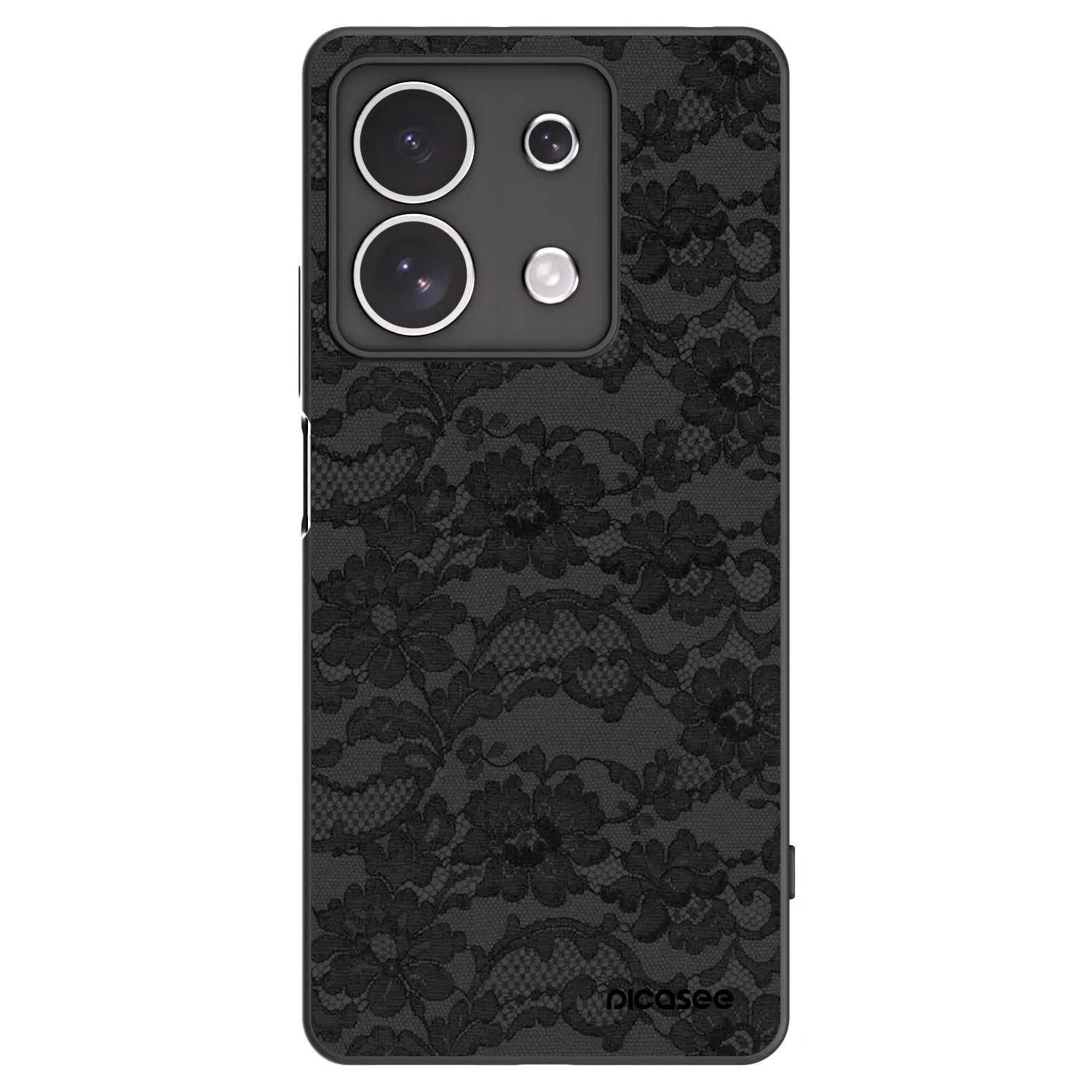Picasee silikonový černý obal pro Xiaomi Redmi Note 13 4G - Dark Elegance