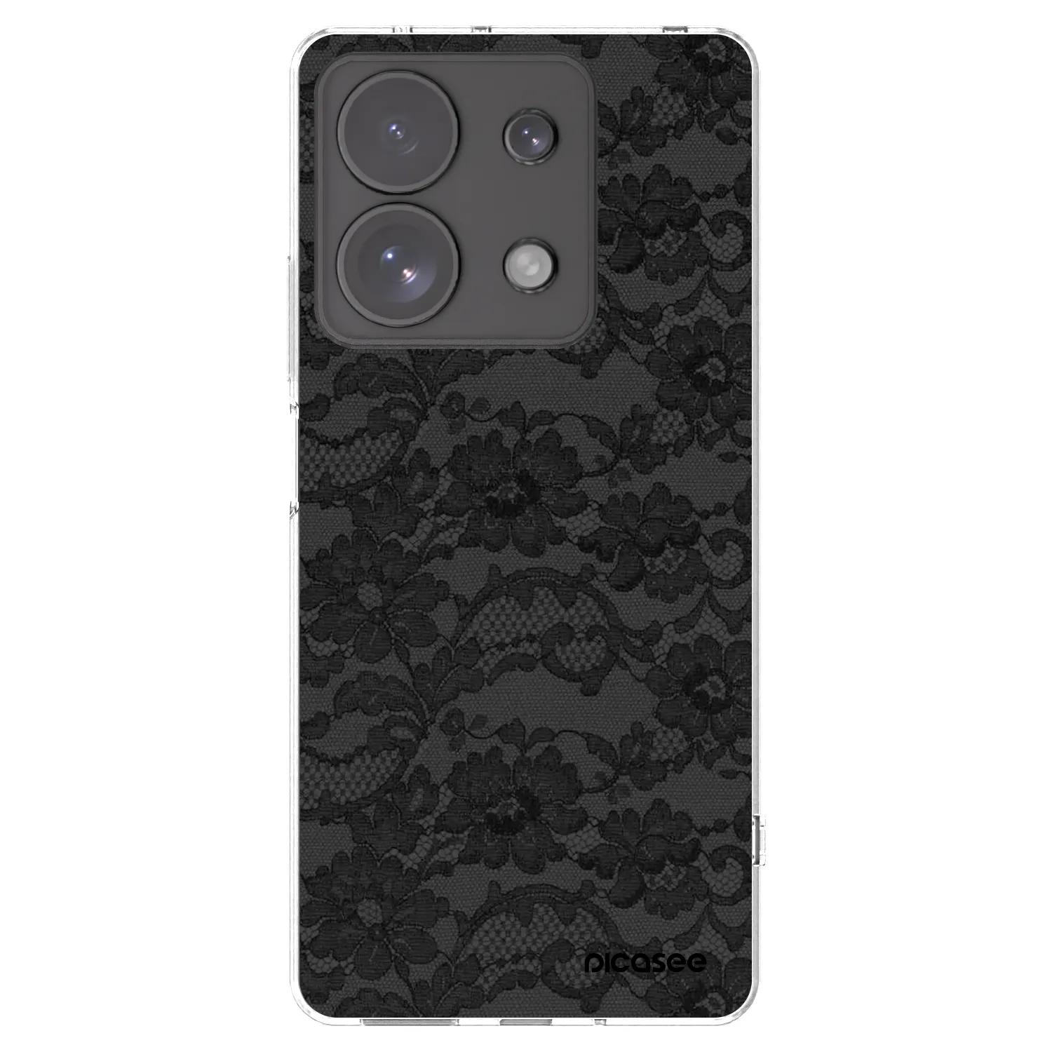 Picasee silikonový průhledný obal pro Xiaomi Redmi Note 13 Pro 4G - Dark Elegance