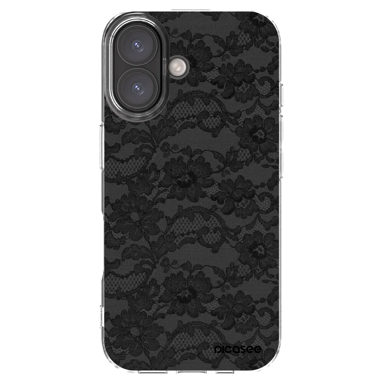 Picasee silikonový průhledný obal pro Apple iPhone 16 - Dark Elegance