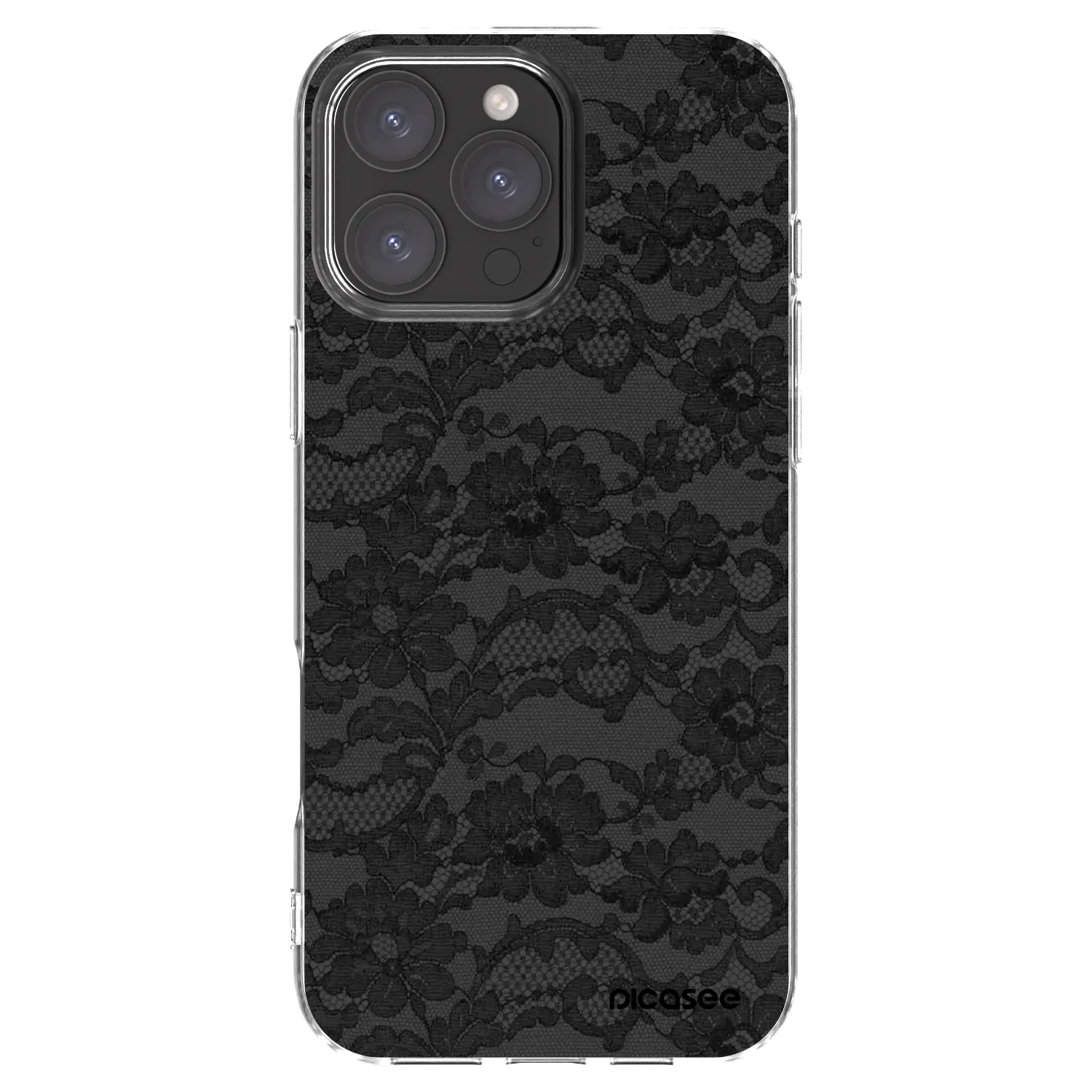 Picasee silikonový průhledný obal pro Apple iPhone 16 Pro Max - Dark Elegance