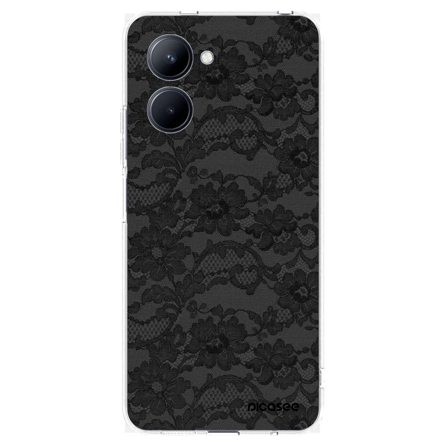 Picasee silikonový průhledný obal pro Realme C33 (2023) - Dark Elegance