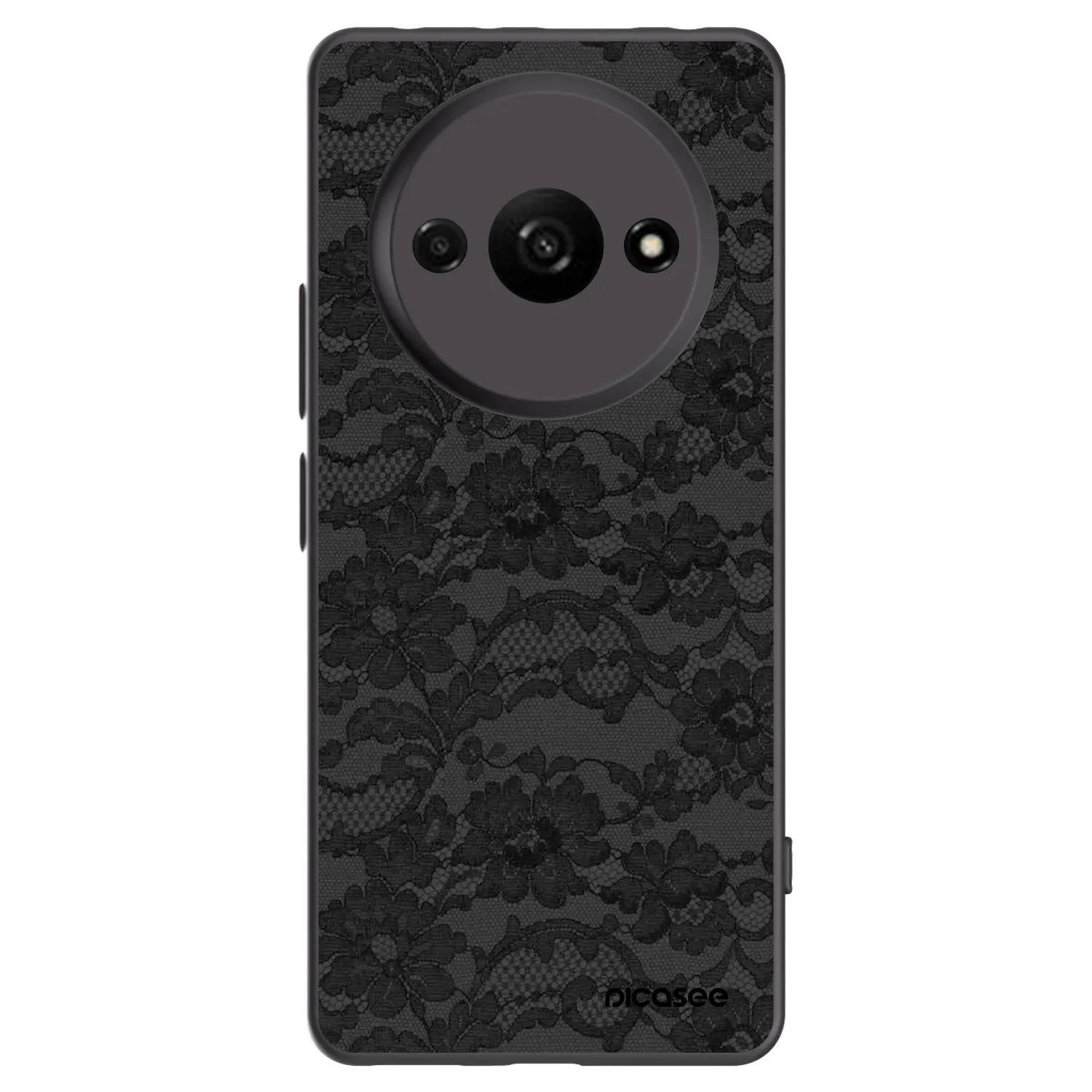 Picasee silikonový černý obal pro Xiaomi Redmi A3 - Dark Elegance