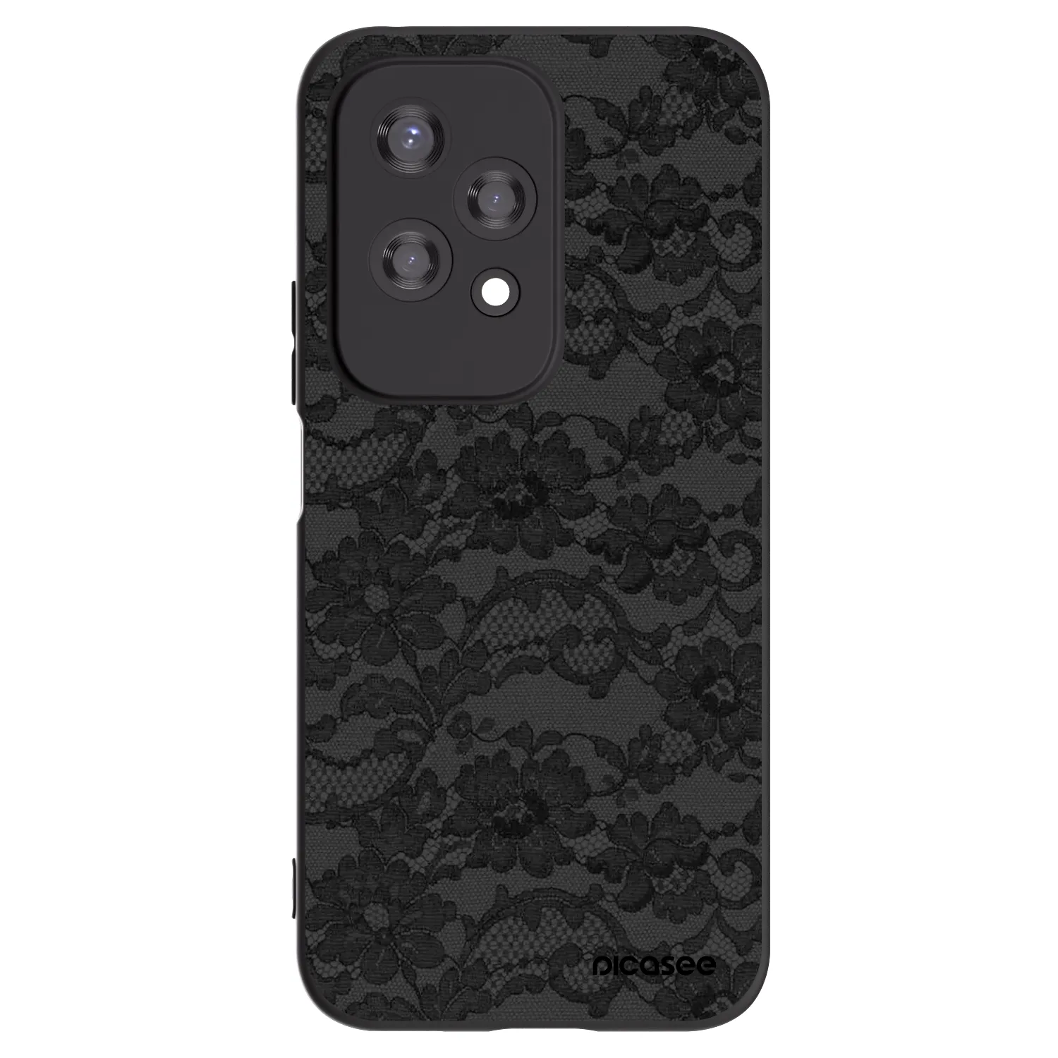 Picasee silikonový černý obal pro Honor 200 Lite - Dark Elegance