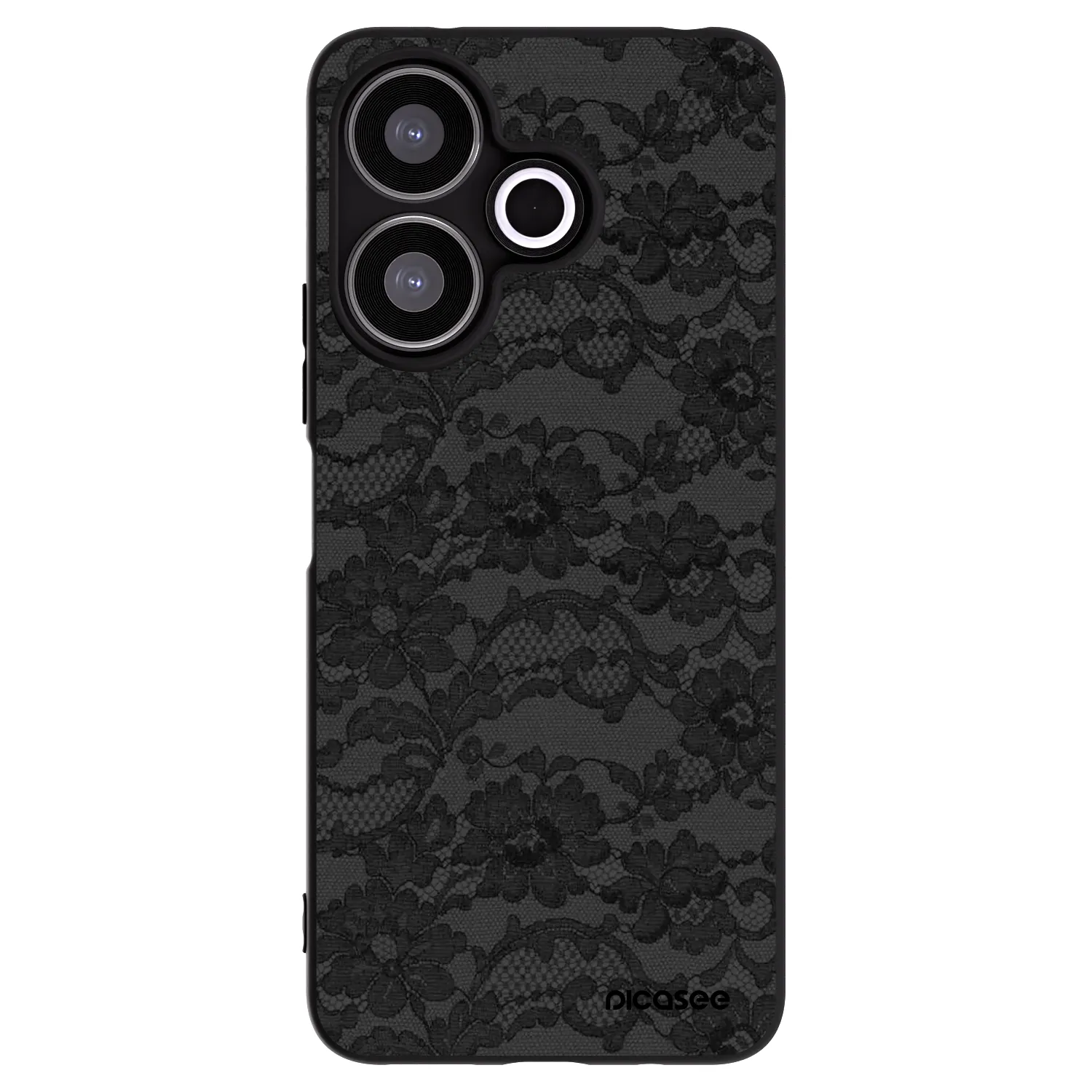 Picasee silikonový černý obal pro Xiaomi Redmi 13 4G - Dark Elegance