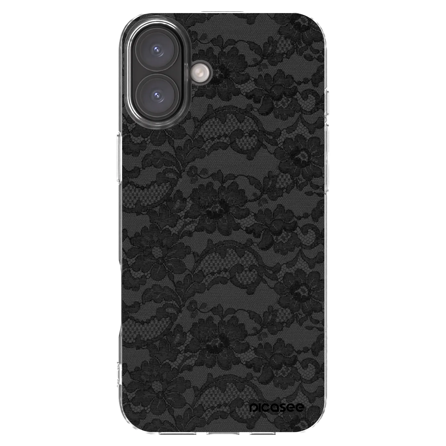 Picasee silikonový průhledný obal pro Apple iPhone 16 Plus - Dark Elegance