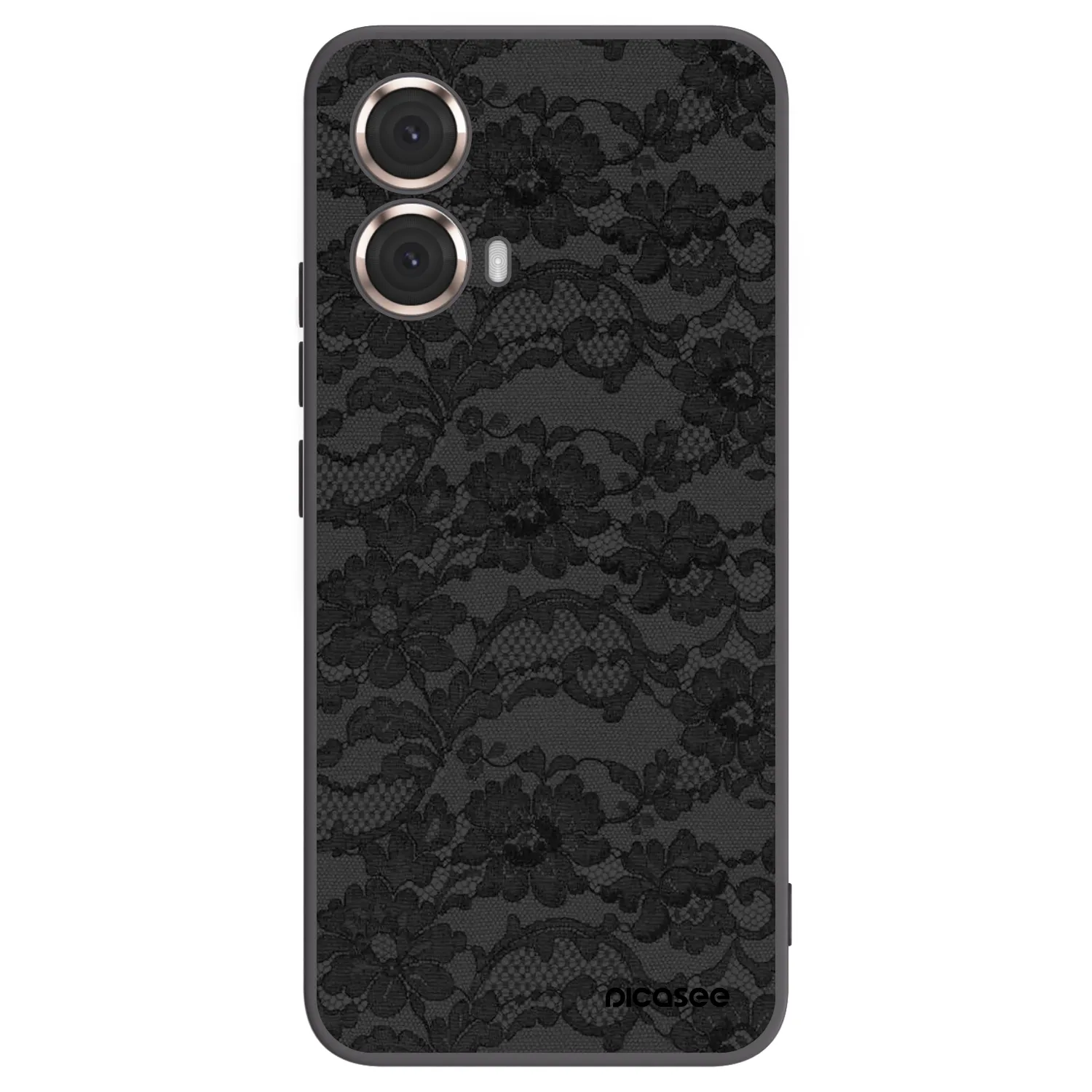 Picasee silikonový černý obal pro Motorola Moto G85 - Dark Elegance