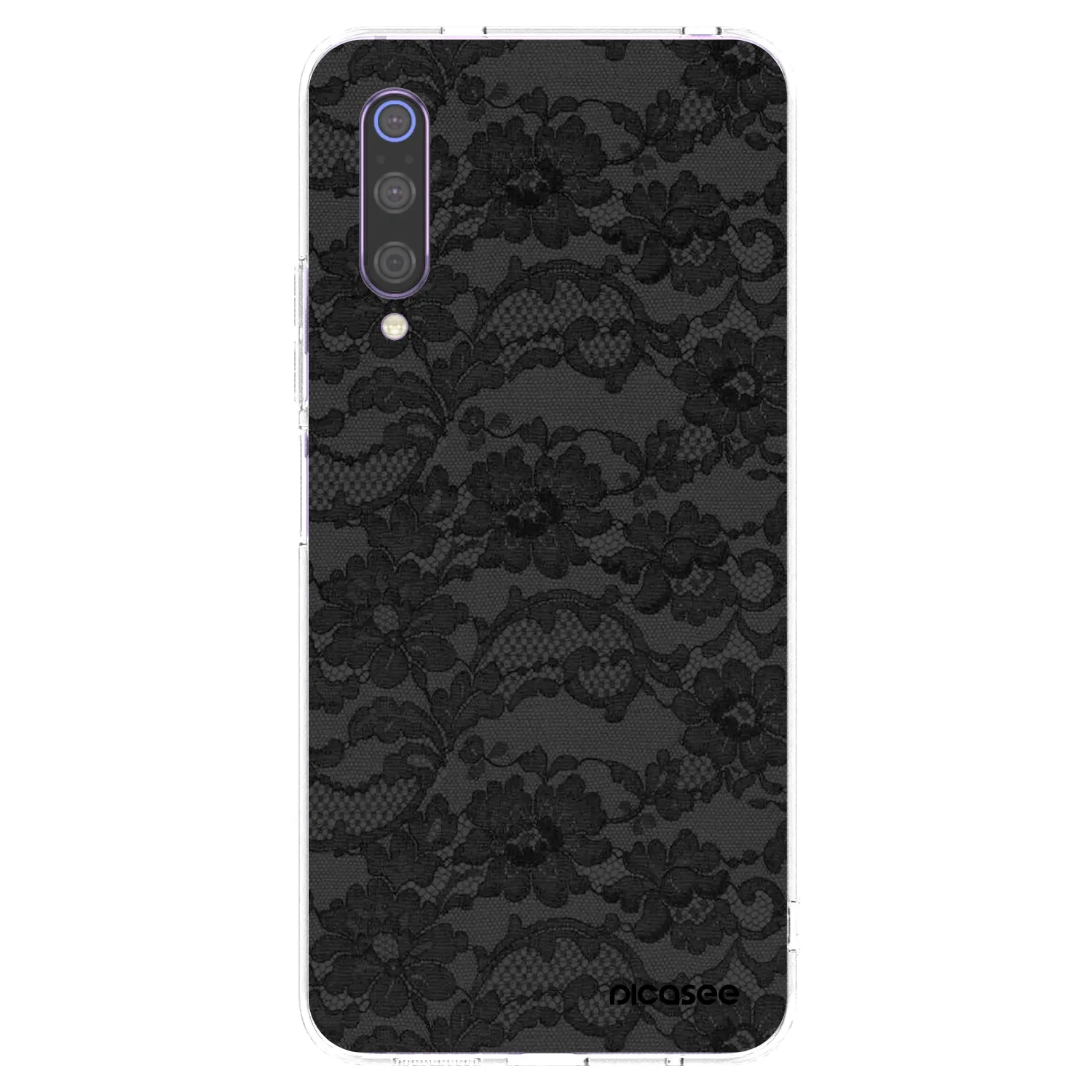 Picasee silikonový průhledný obal pro Xiaomi Mi 9 - Dark Elegance