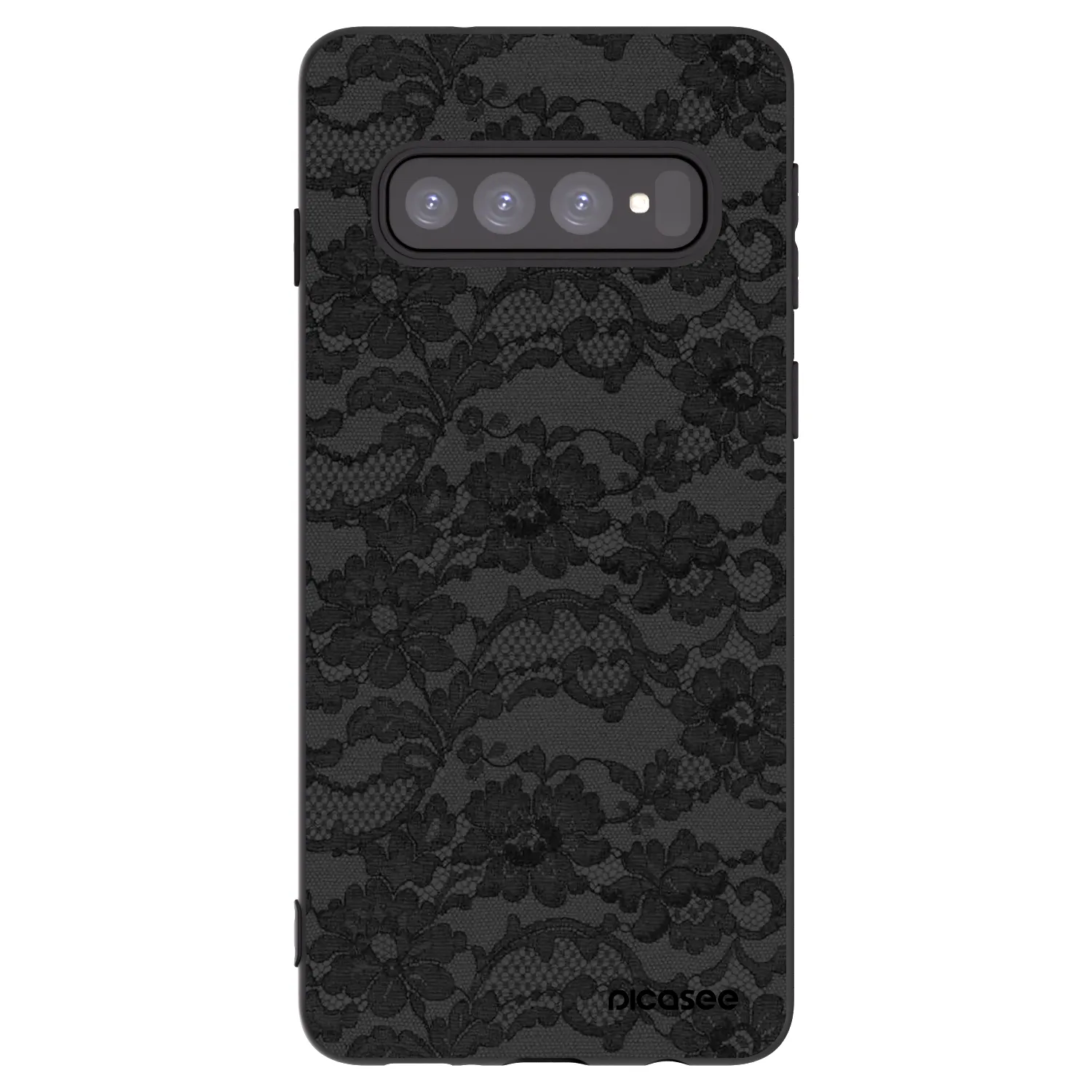 Picasee silikonový černý obal pro Samsung Galaxy S10 G973 - Dark Elegance
