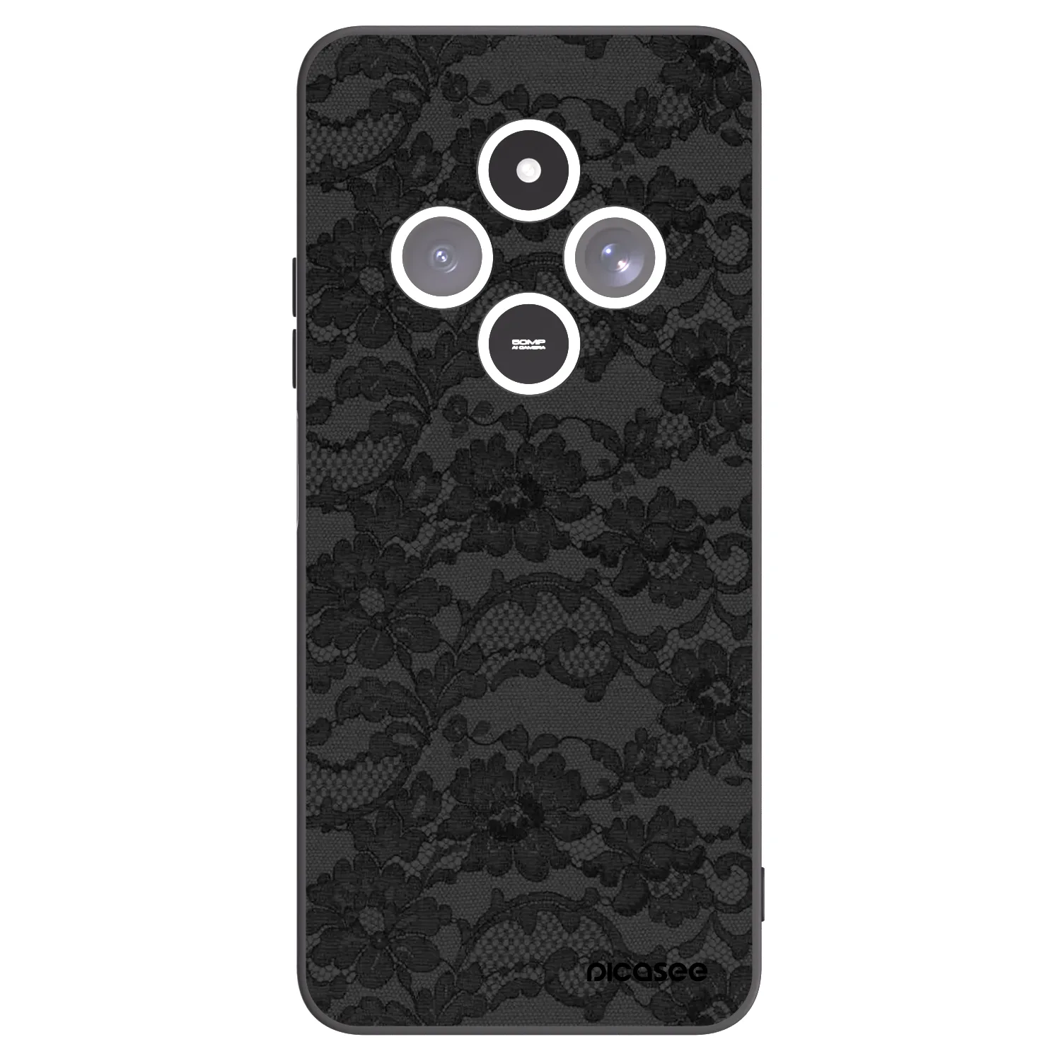 Picasee silikonový černý obal pro Xiaomi Redmi 14C - Dark Elegance