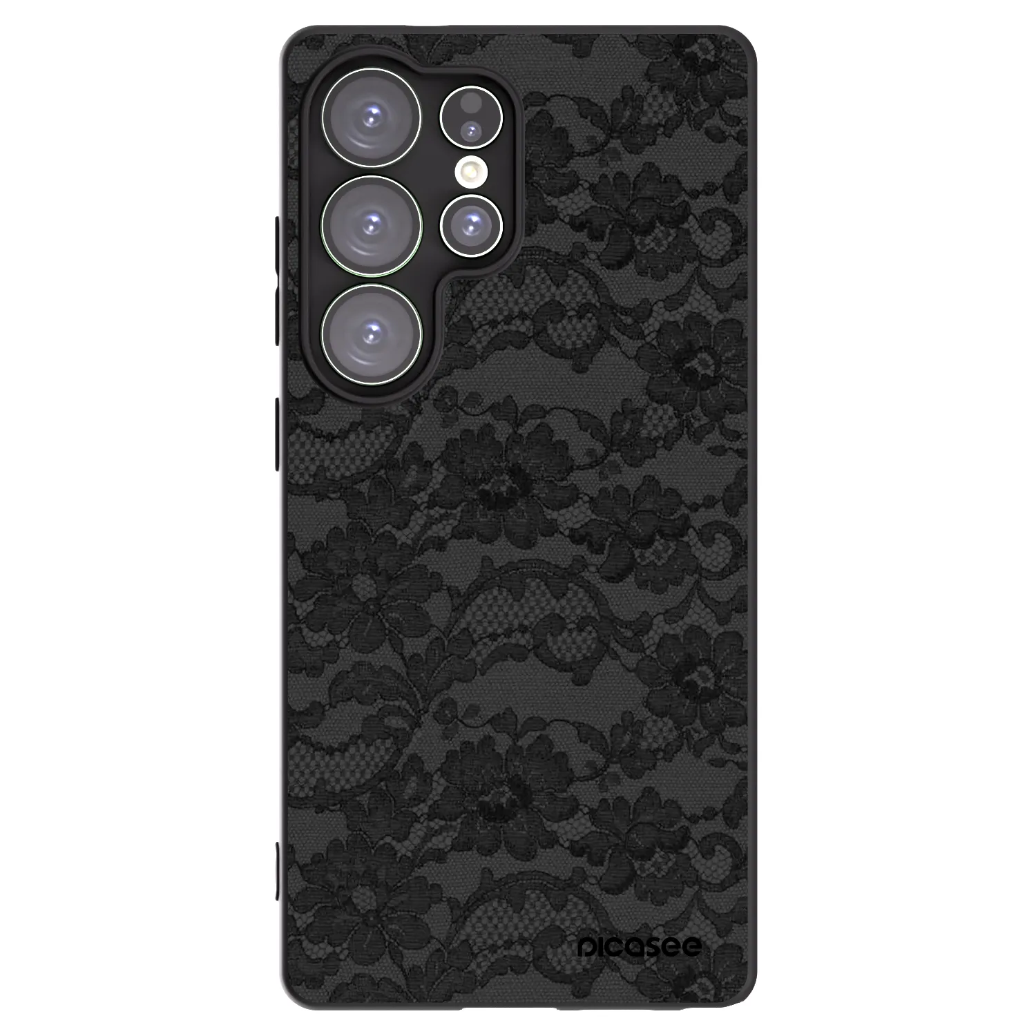 Picasee silikonový černý obal pro Samsung Galaxy S25 Ultra 5G - Dark Elegance