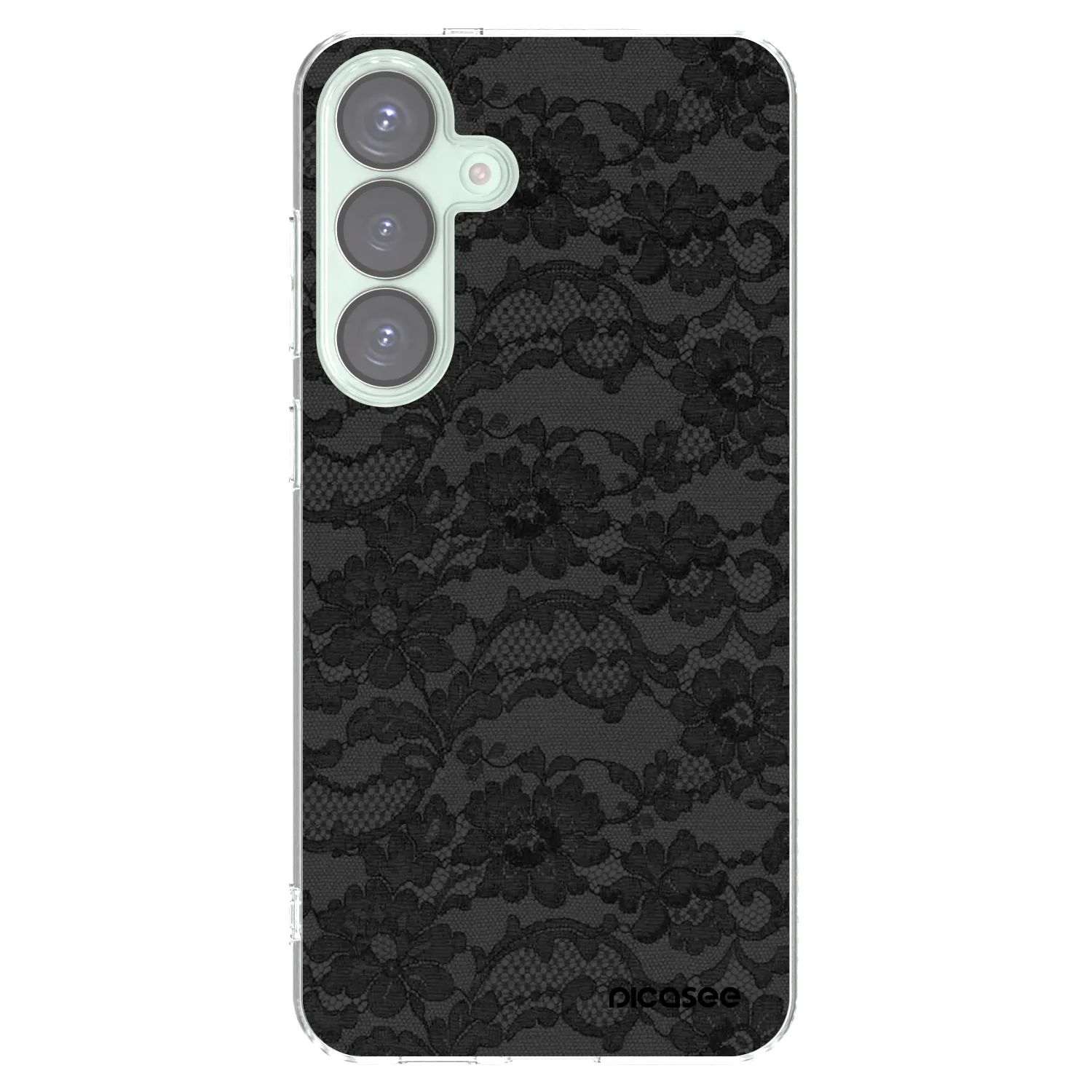 Picasee silikonový průhledný obal pro Samsung Galaxy S25+ 5G - Dark Elegance