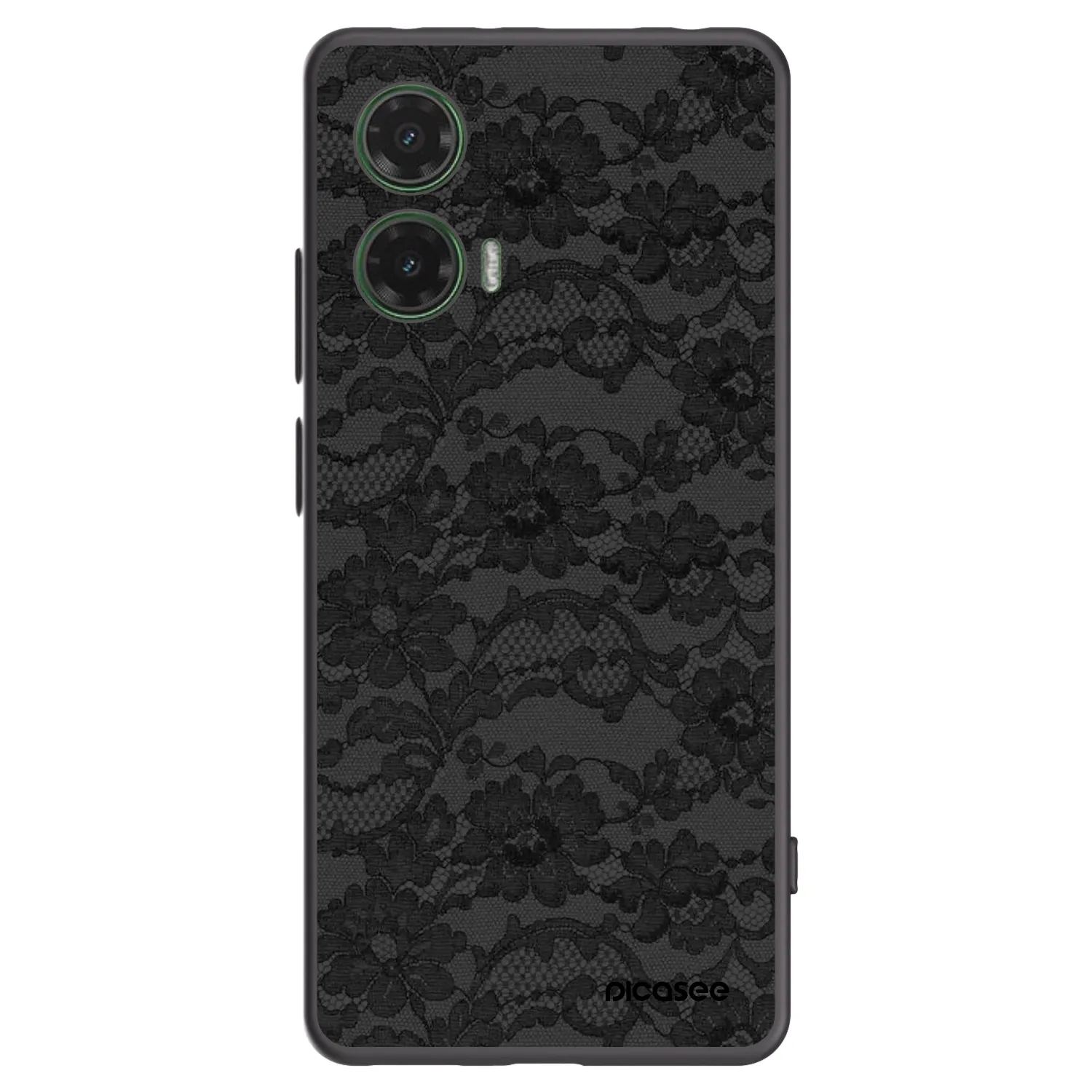 Picasee silikonový černý obal pro Motorola Moto G35 5G - Dark Elegance