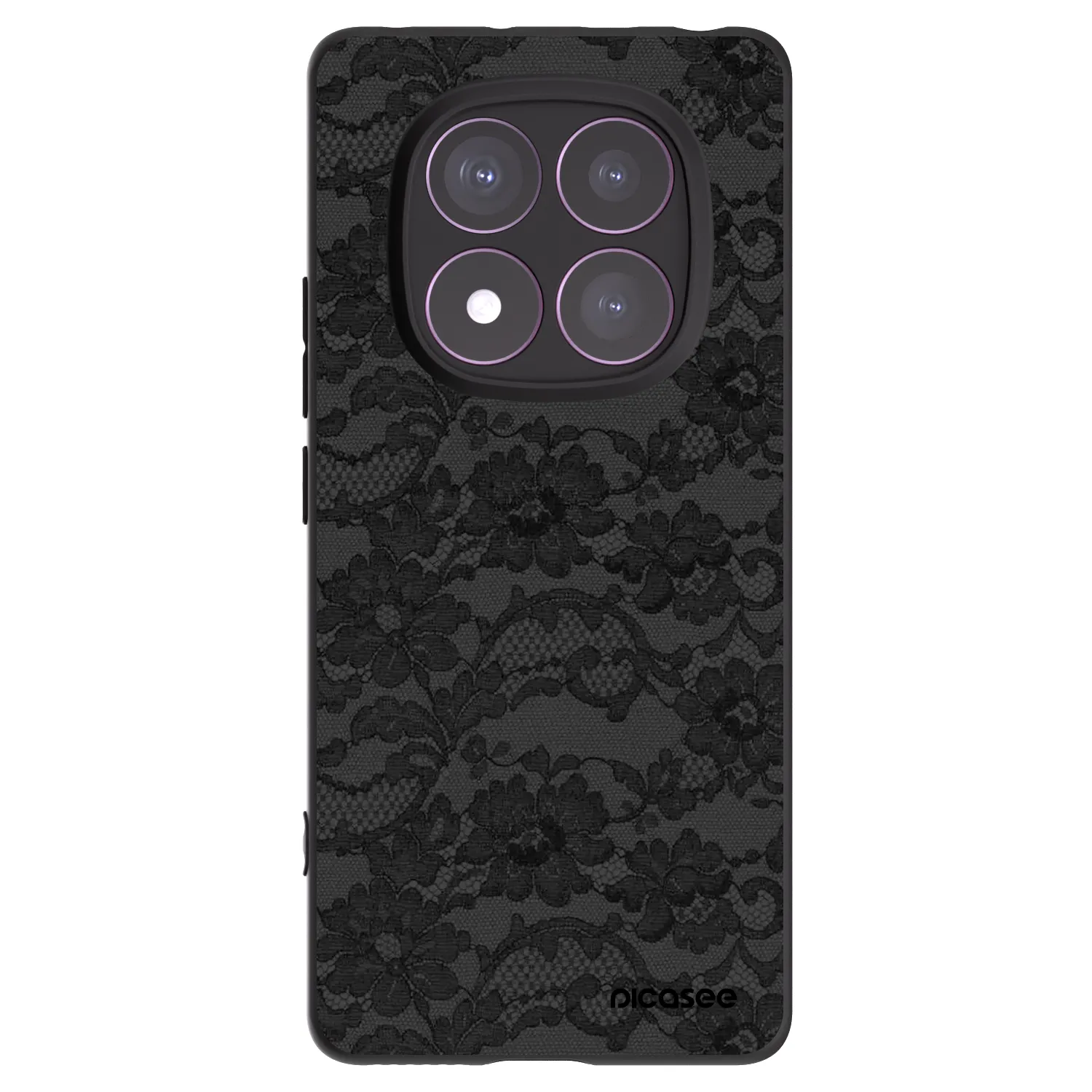 Picasee silikonový černý obal pro Xiaomi Redmi Note 14 Pro 4G - Dark Elegance