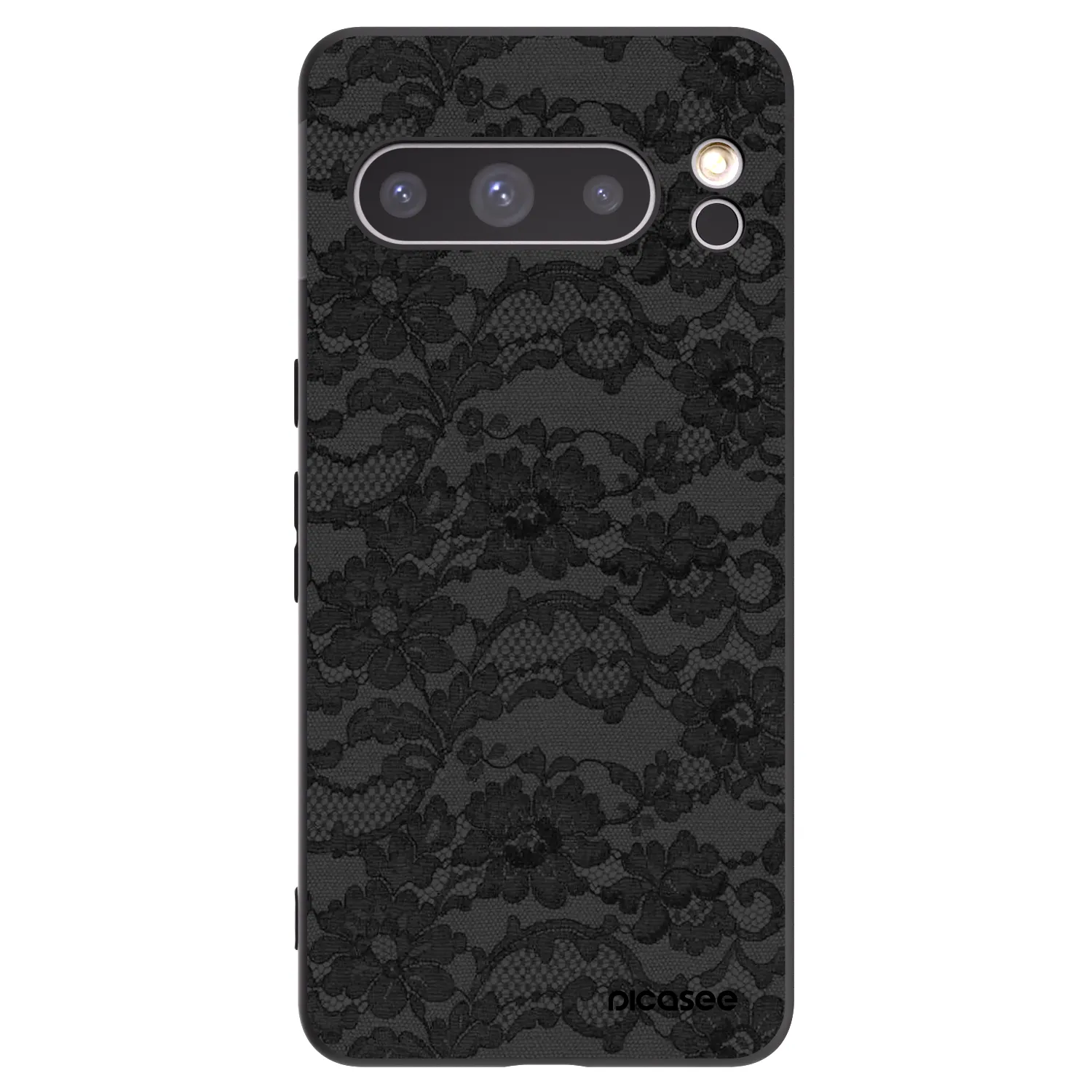 Picasee silikonový černý obal pro Google Pixel 8 Pro - Dark Elegance