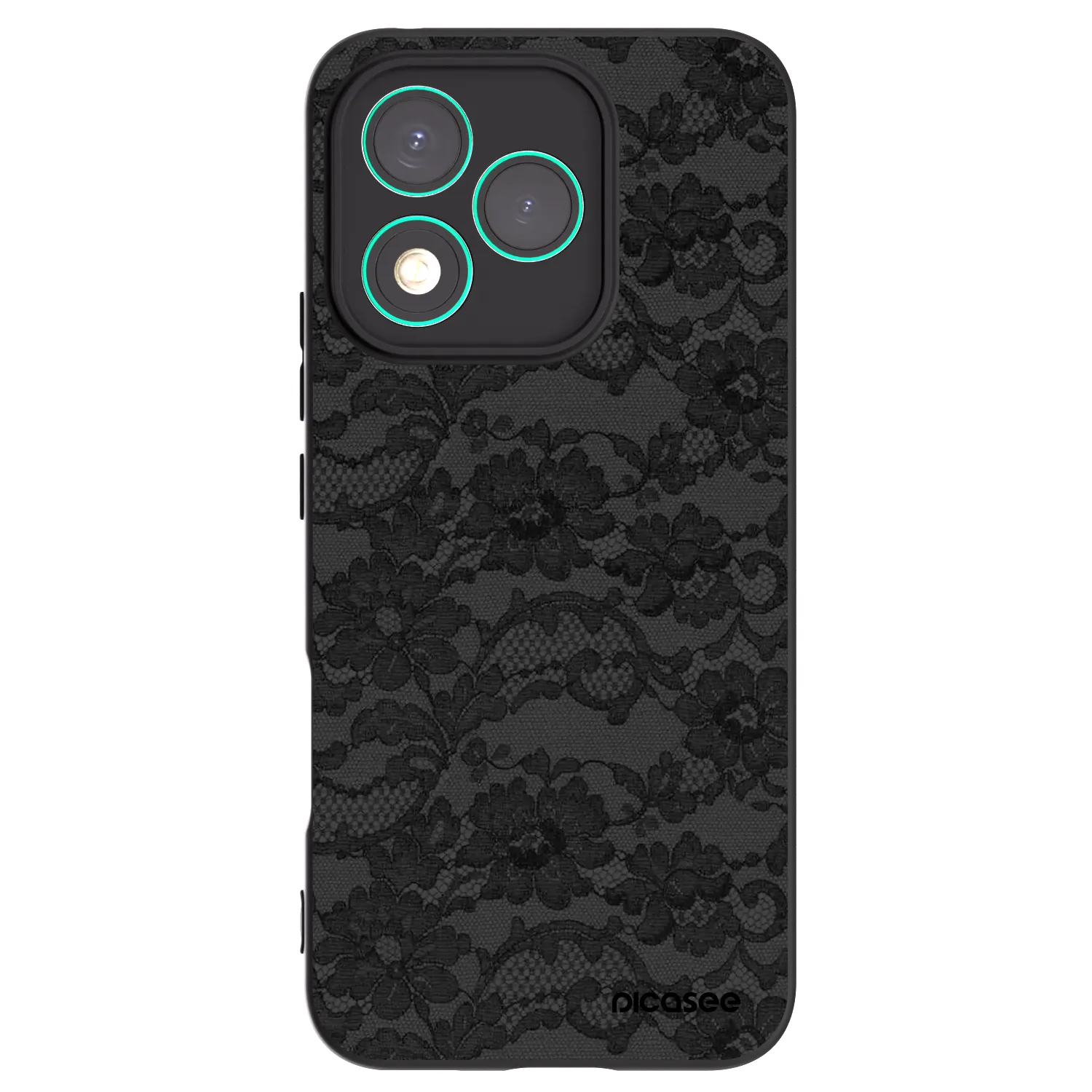 Picasee silikonový černý obal pro Honor 400 Lite 5G - Dark Elegance