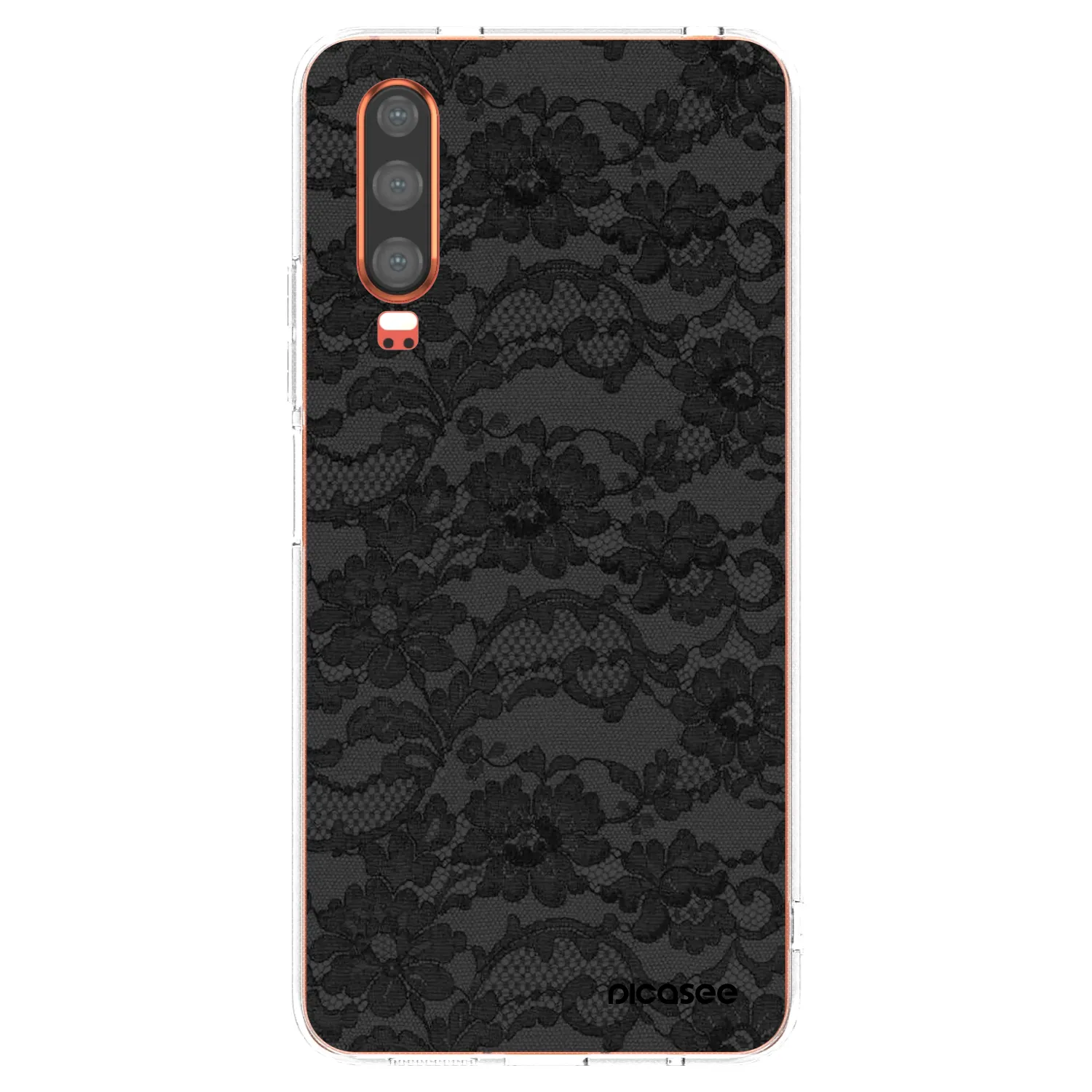 Picasee silikonový průhledný obal pro Huawei P30 - Dark Elegance