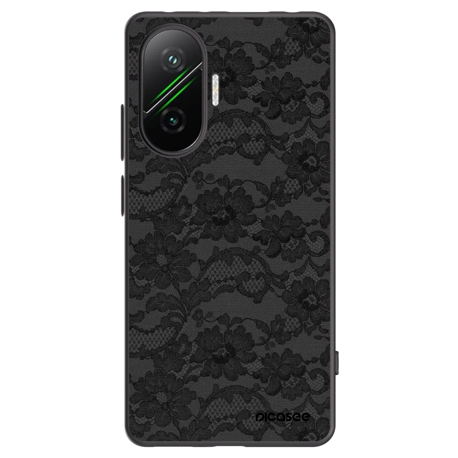 Picasee silikonový černý obal pro Xiaomi Poco F7 Pro 5G - Dark Elegance