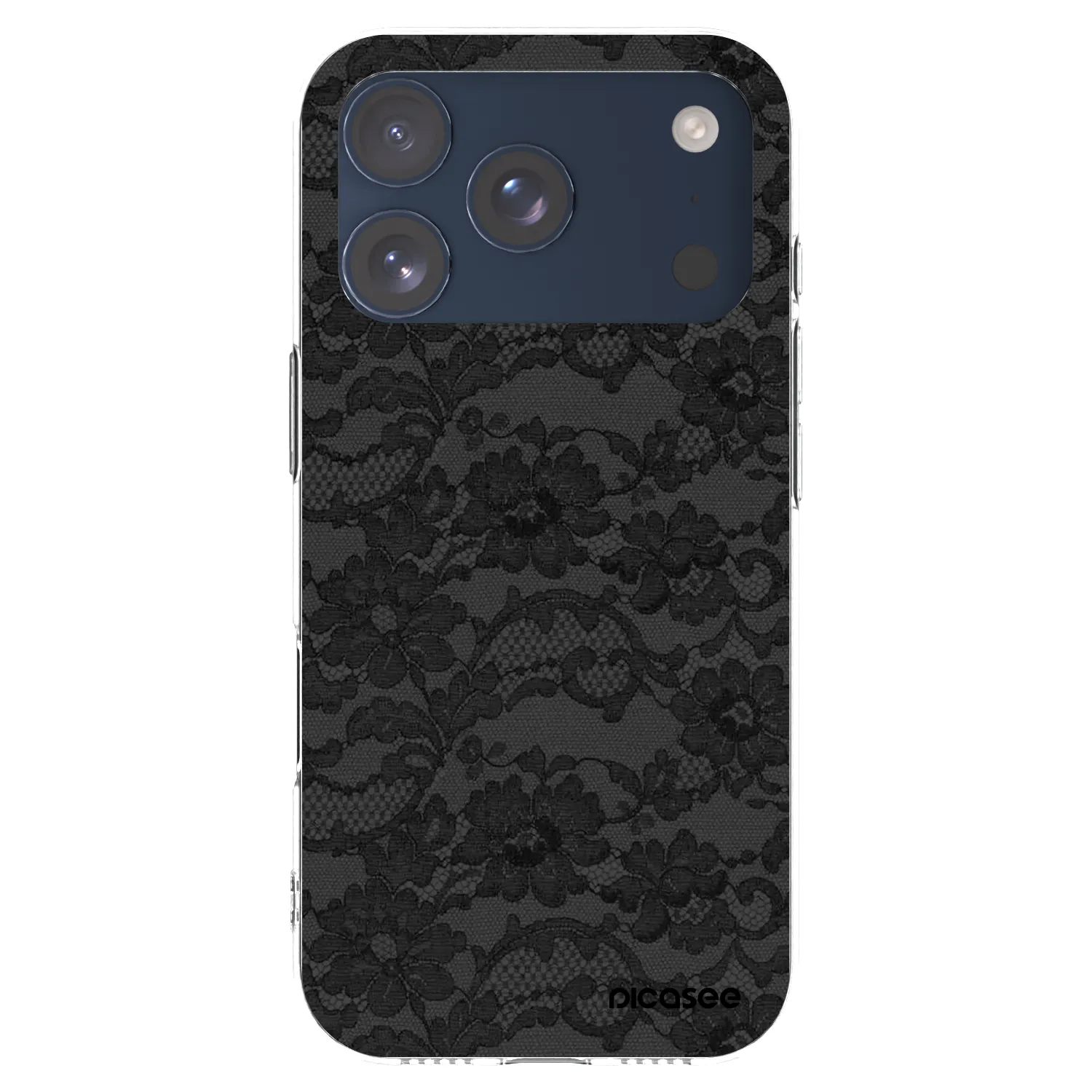 Picasee silikonový průhledný obal pro Apple iPhone 17 Pro - Dark Elegance