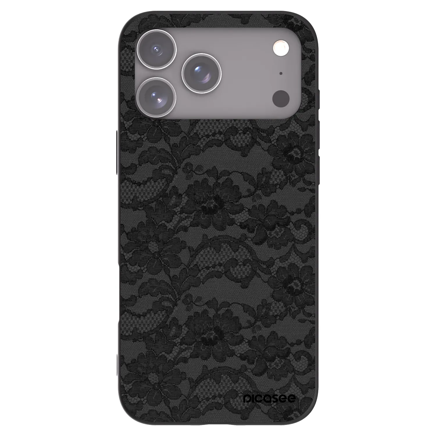 Picasee silikonový černý obal pro Apple iPhone 17 Pro Max - Dark Elegance