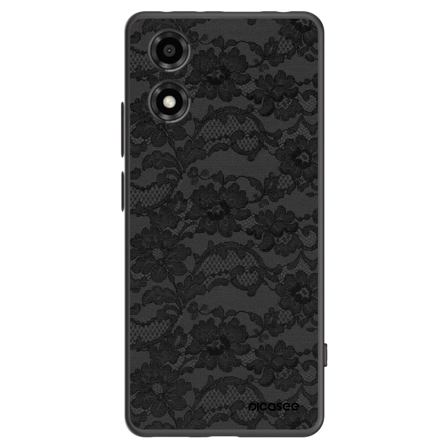 Picasee silikonový černý obal pro Motorola Moto E14 - Dark Elegance