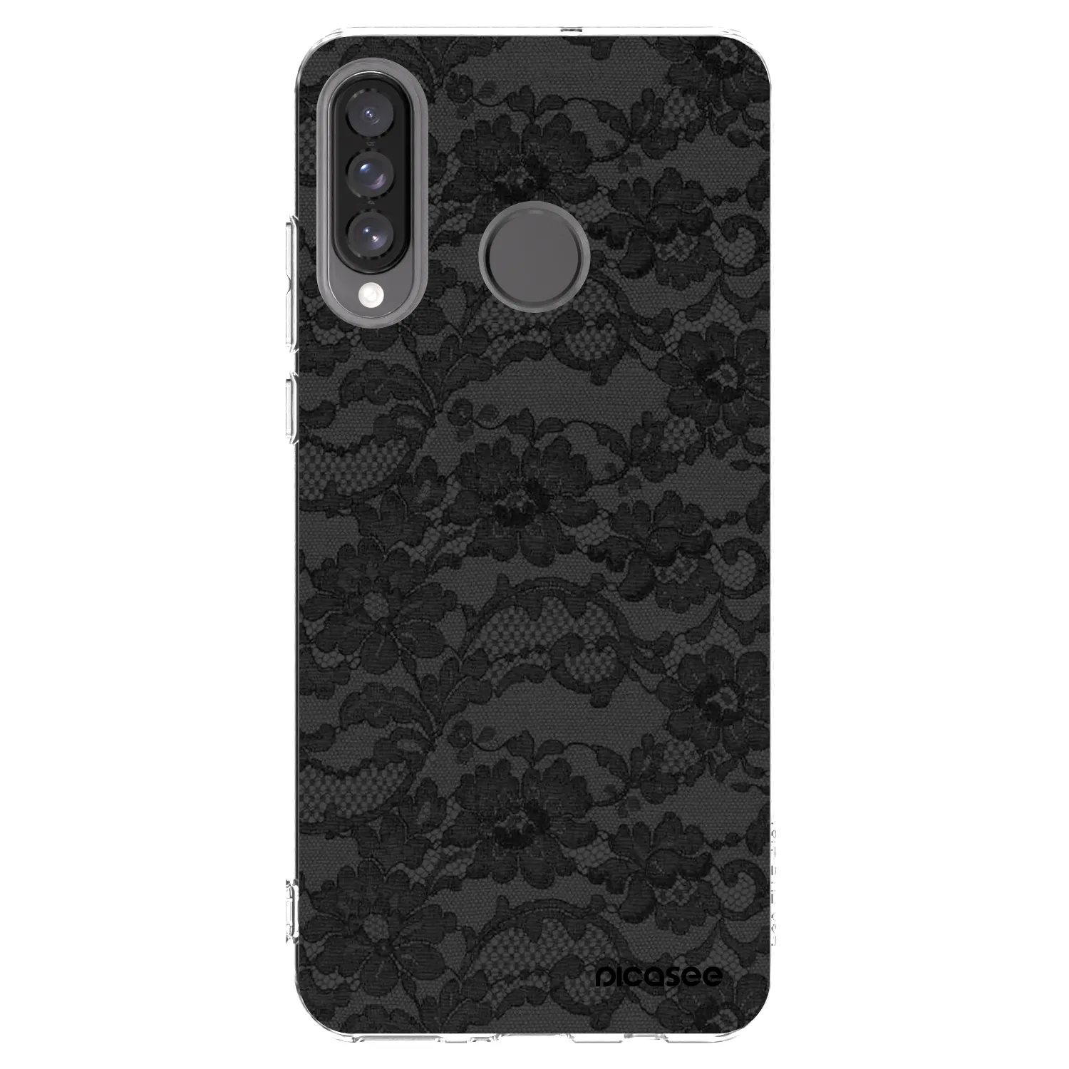 Picasee silikonový průhledný obal pro Huawei P30 Lite - Dark Elegance