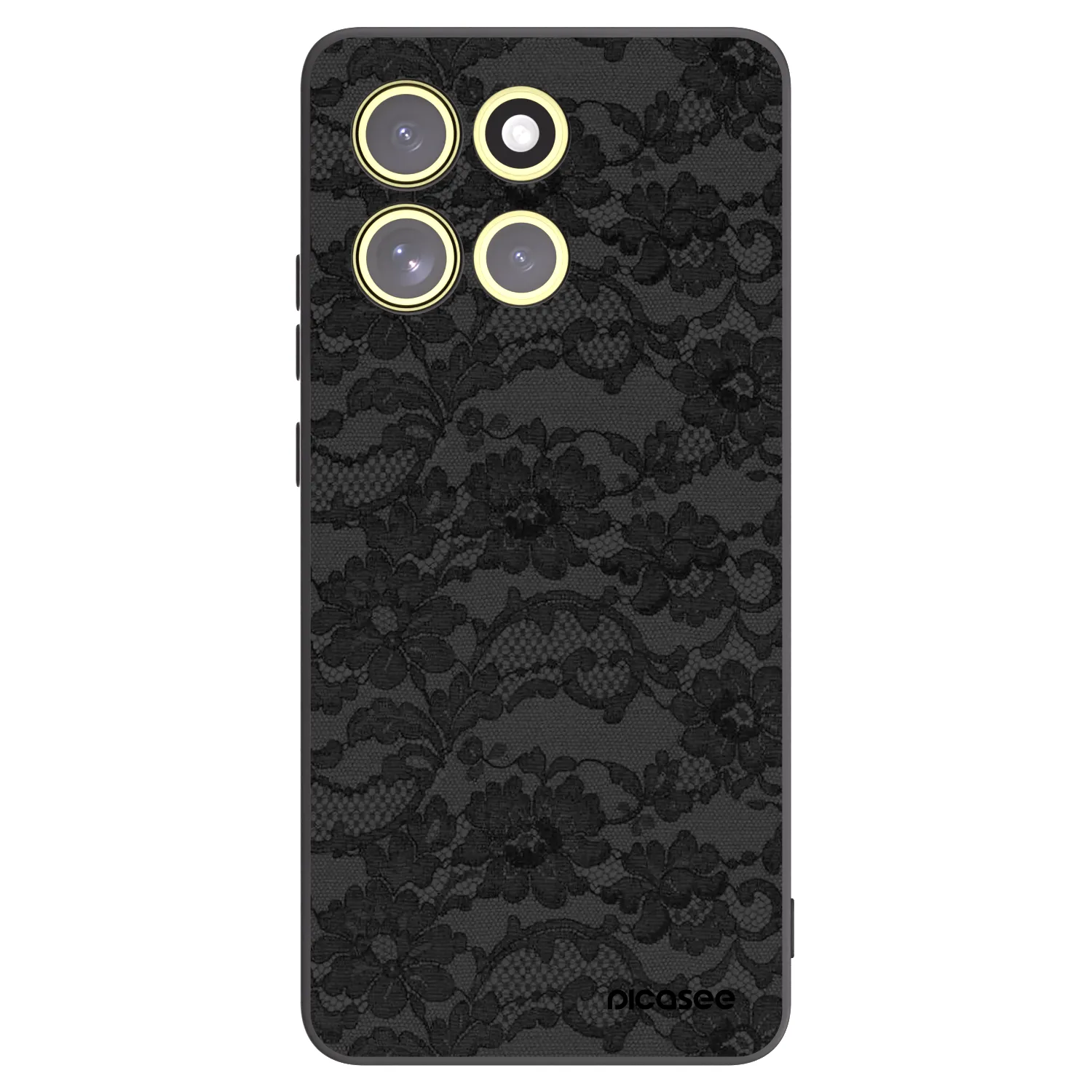 Picasee silikonový černý obal pro Motorola Moto G86 Power 5G - Dark Elegance