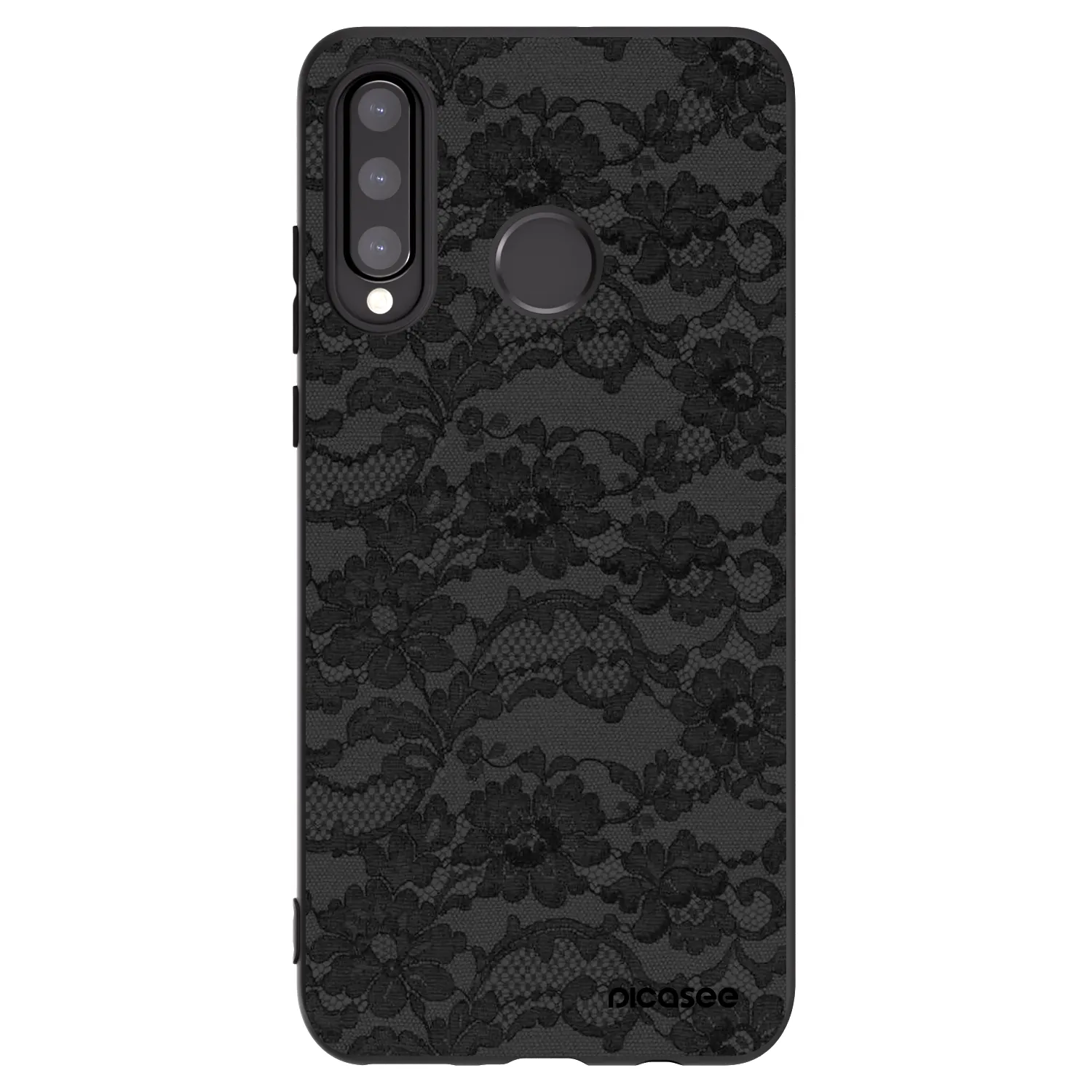 Picasee silikonový černý obal pro Huawei P30 Lite - Dark Elegance