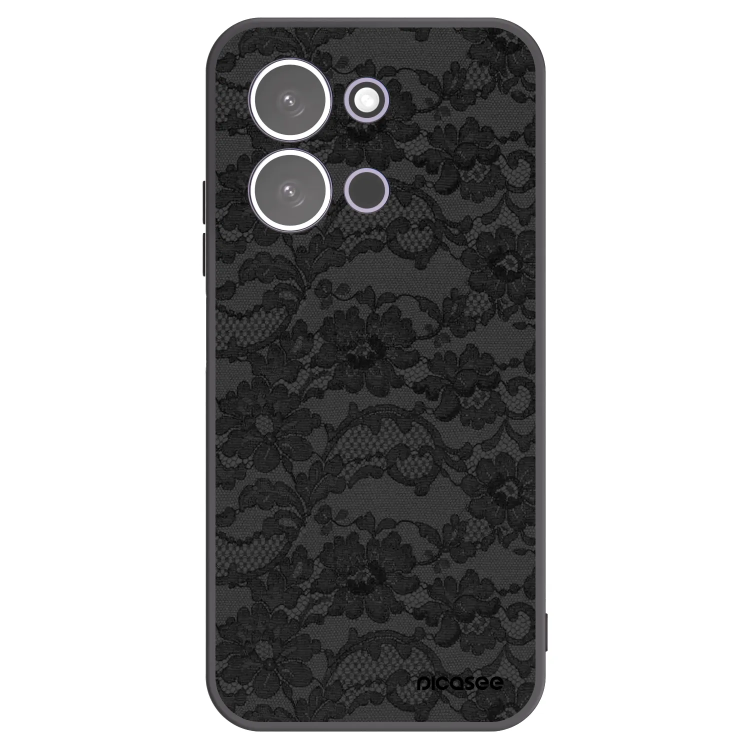 Picasee silikonový černý obal pro Xiaomi Redmi 15C 5G - Dark Elegance