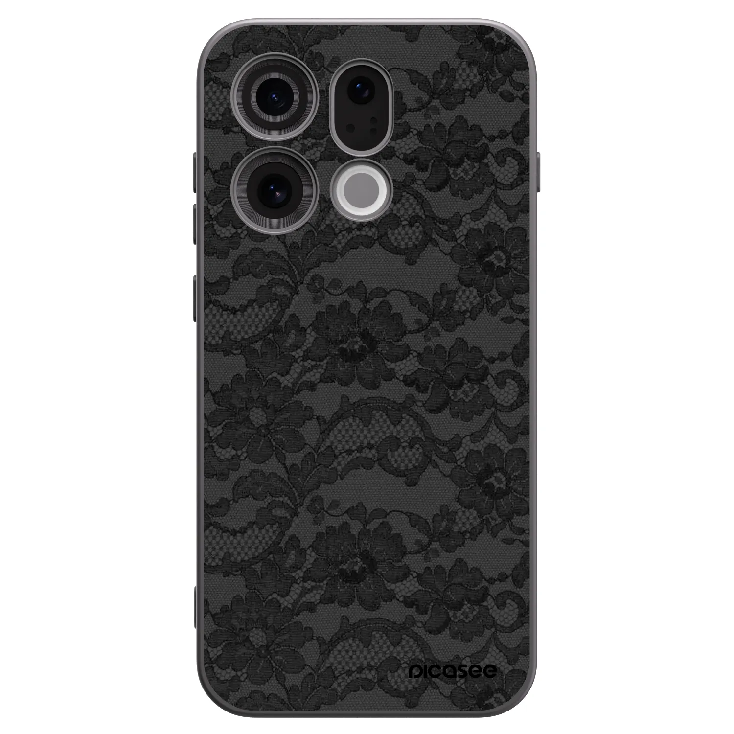 Picasee silikonový černý obal pro OPPO Find X9 - Dark Elegance