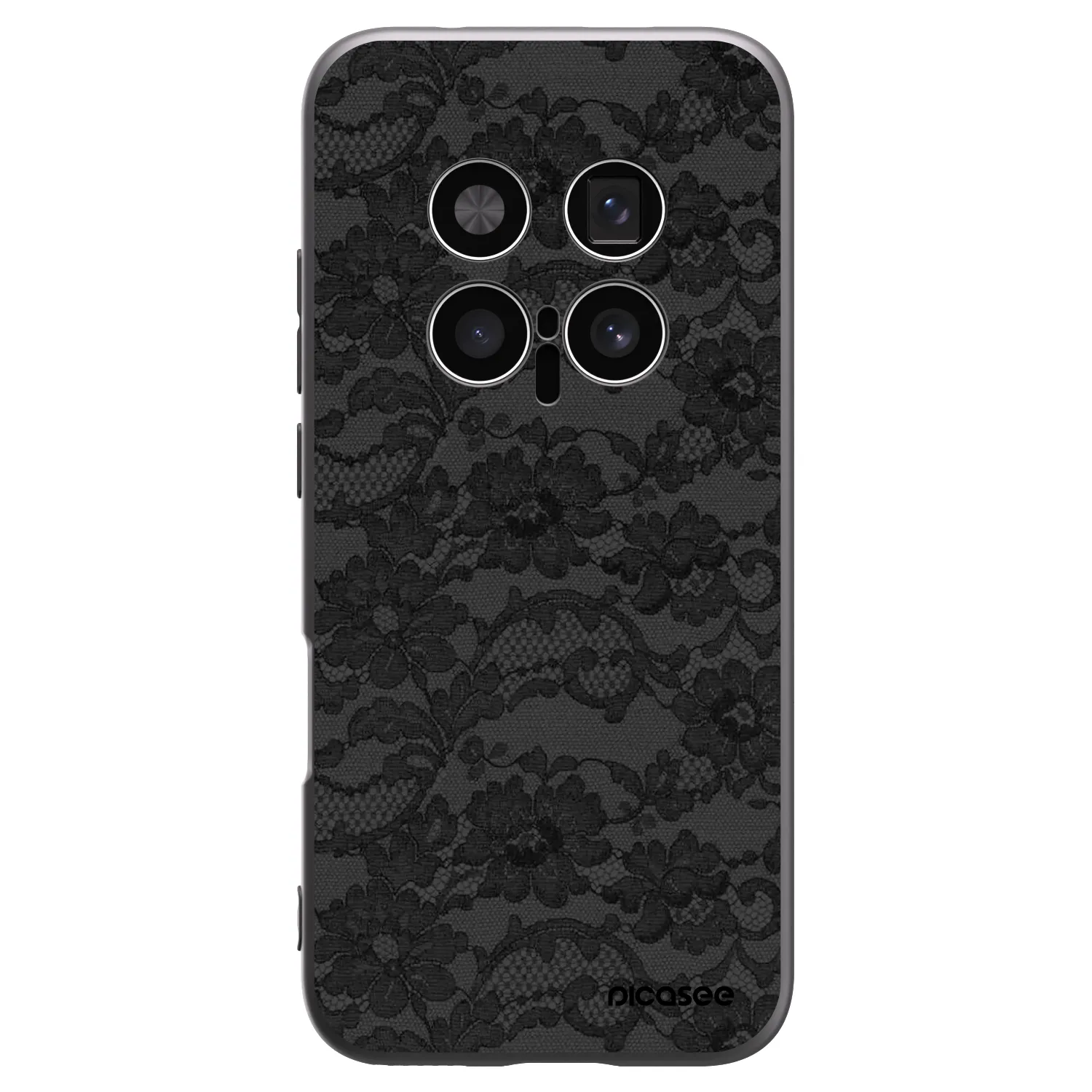 Picasee silikonový černý obal pro Honor Magic8 Pro 5G - Dark Elegance