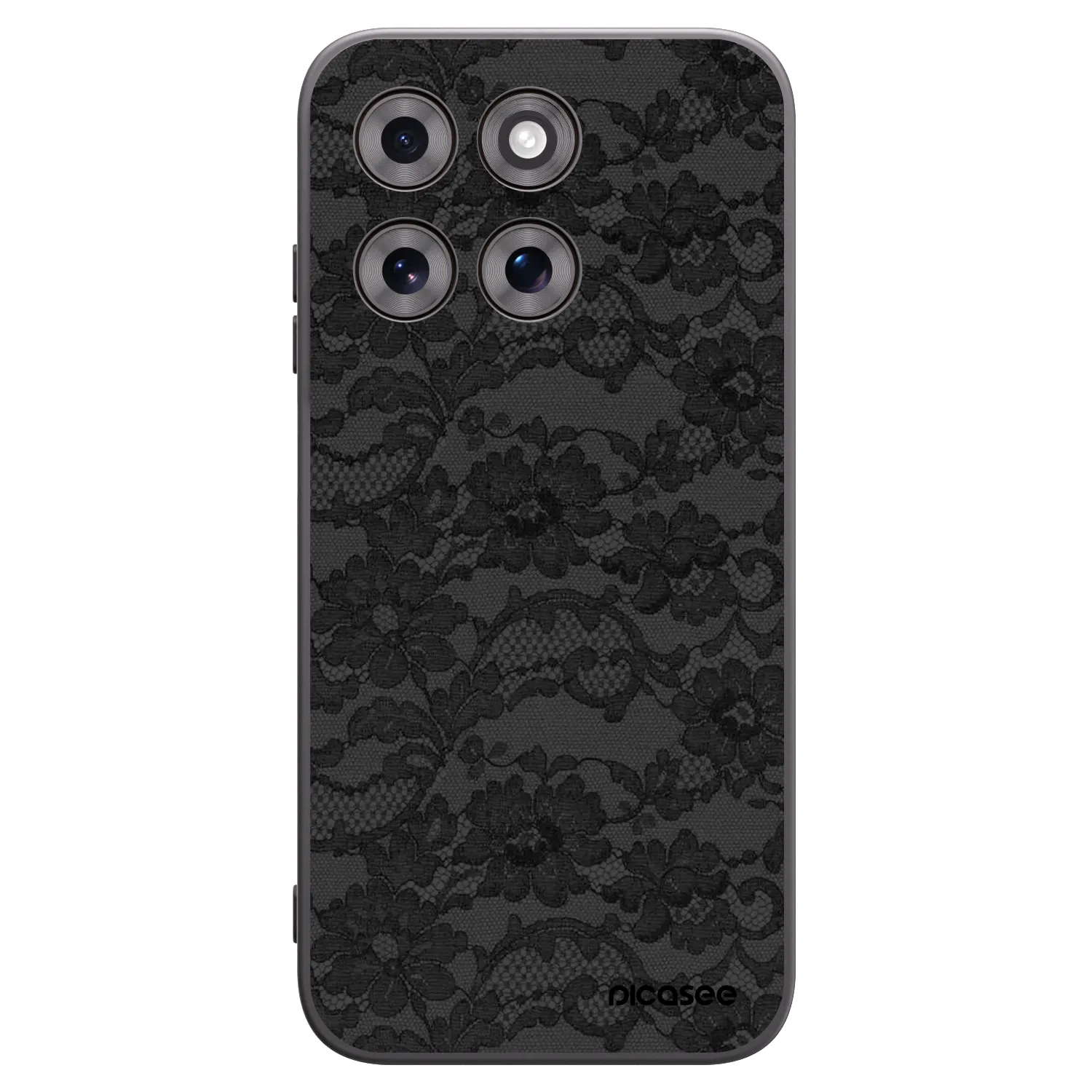 Picasee silikonový černý obal pro Motorola Moto G77 - Dark Elegance