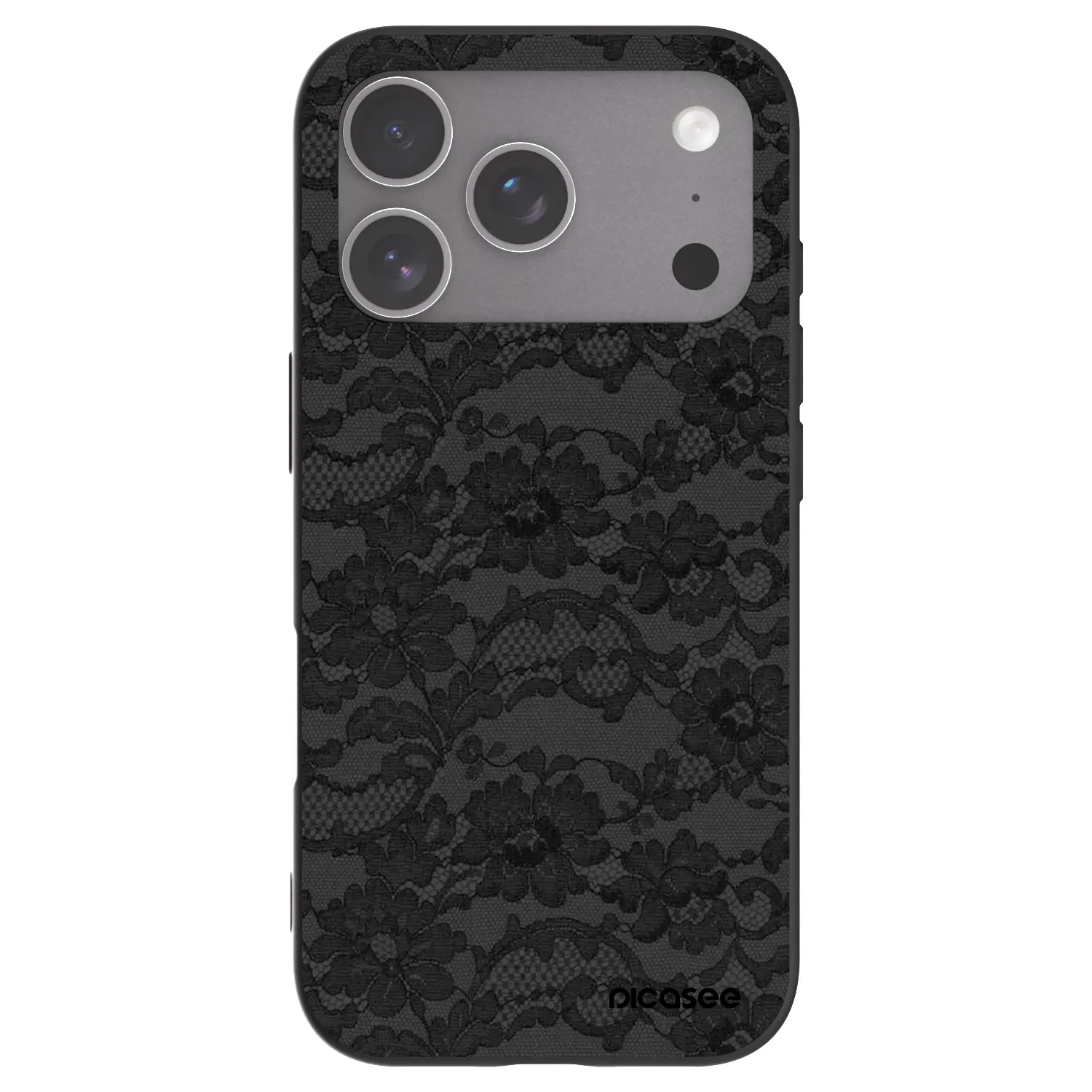 Picasee silikonový černý obal pro Apple iPhone 18 Pro - Dark Elegance