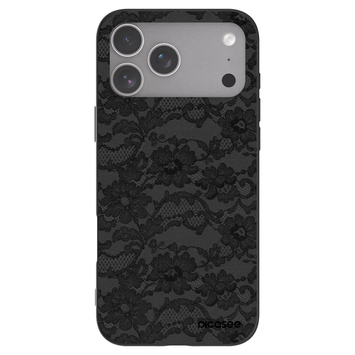 Picasee silikonový černý obal pro Apple iPhone 18 Pro Max - Dark Elegance