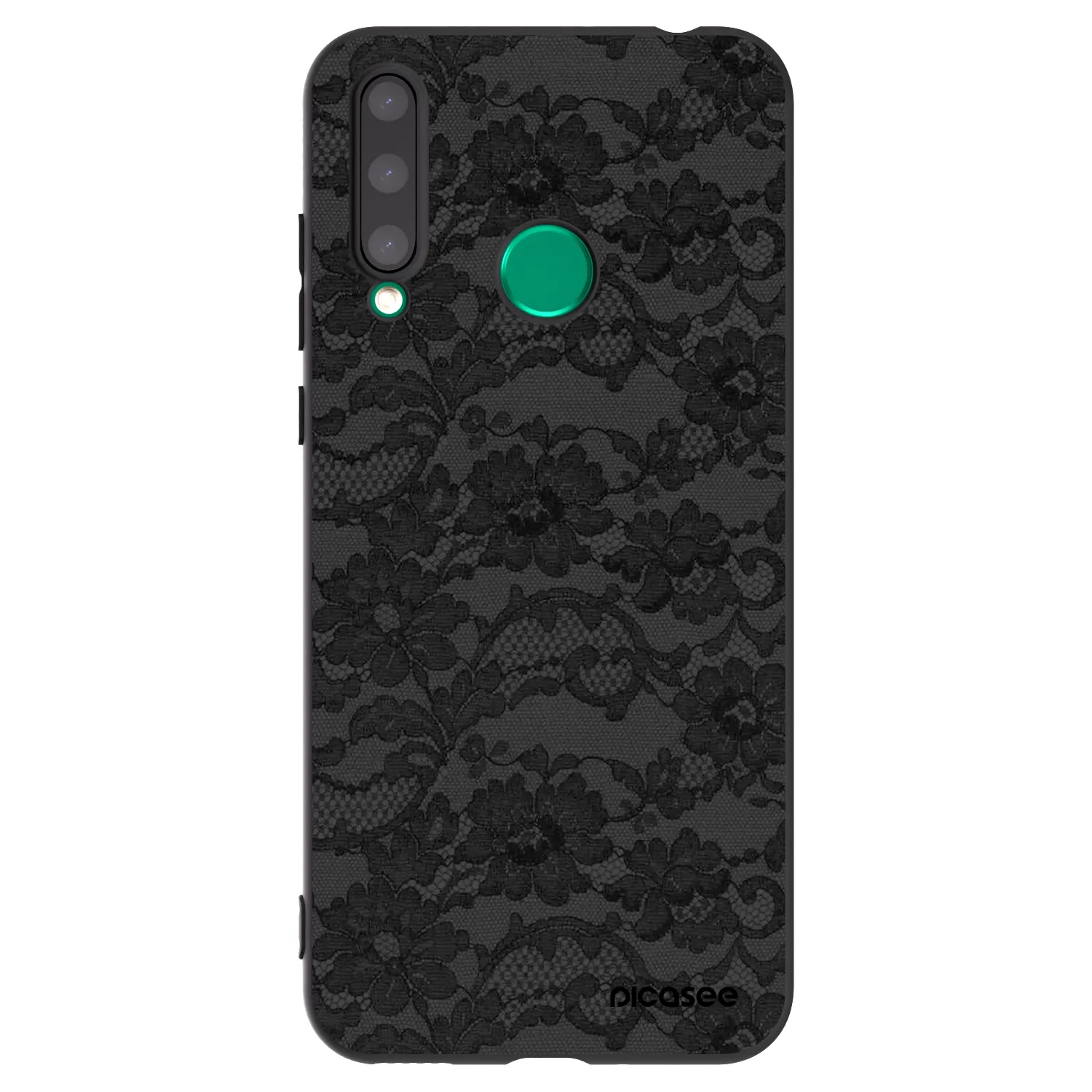 Picasee silikonový černý obal pro Honor 20 Lite - Dark Elegance