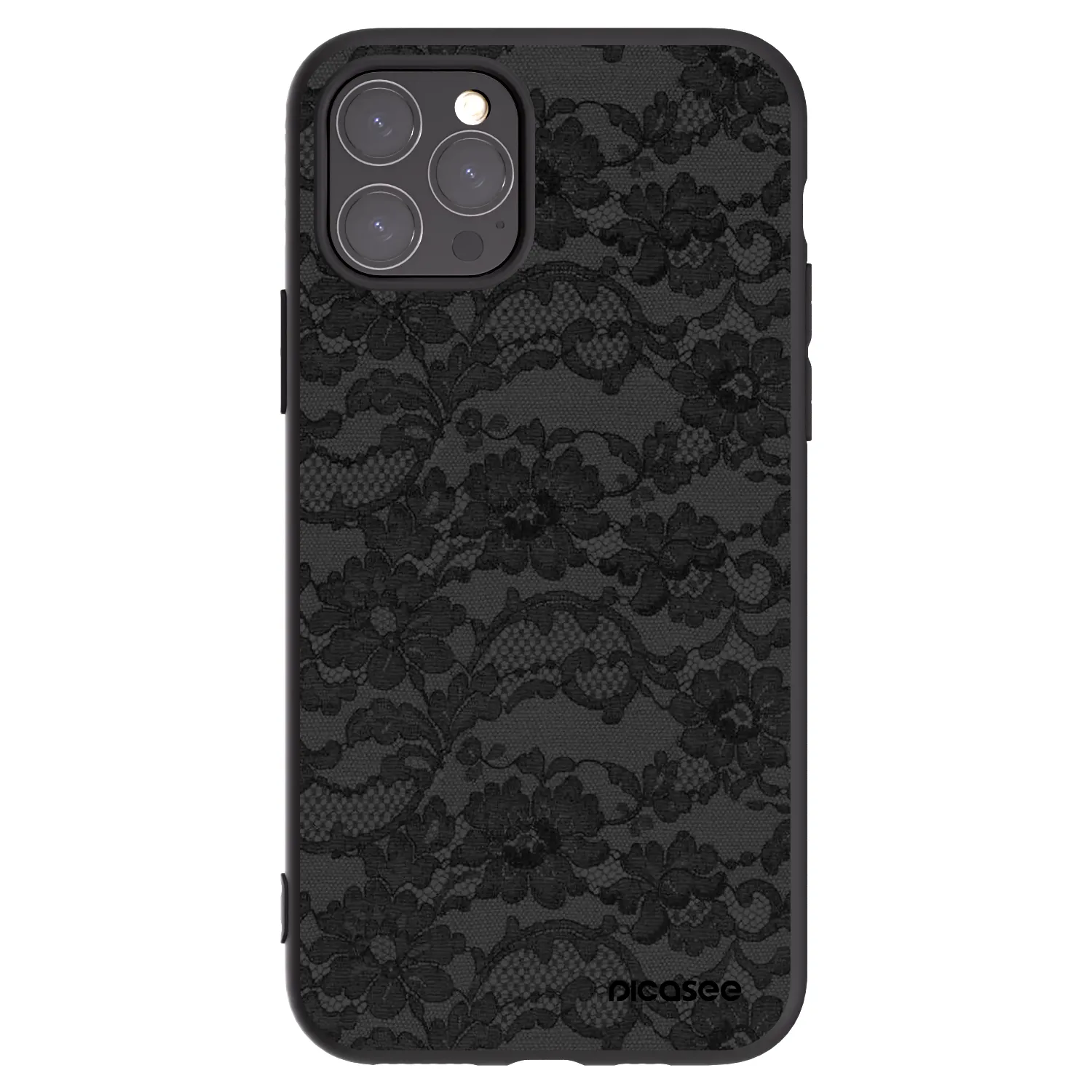 Picasee silikonový černý obal pro Apple iPhone 11 Pro - Dark Elegance
