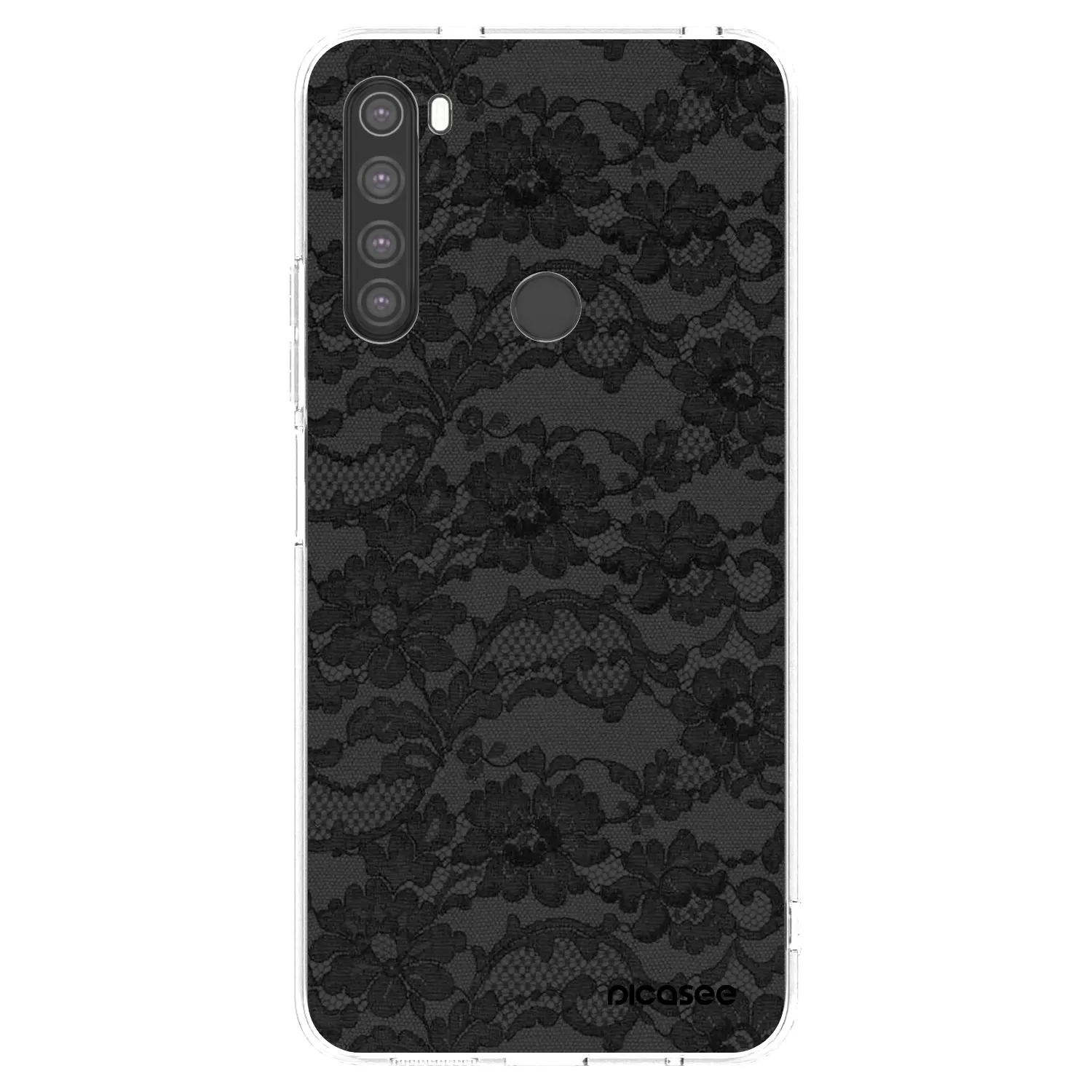 Picasee silikonový průhledný obal pro Xiaomi Redmi Note 8 - Dark Elegance
