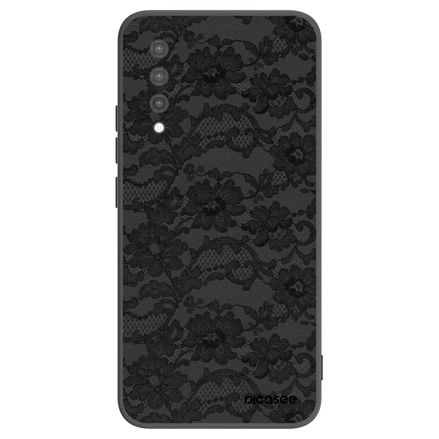Picasee silikonový černý obal pro Xiaomi Mi 9 Lite - Dark Elegance
