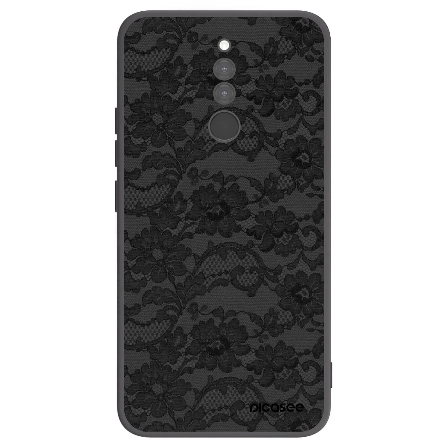 Picasee silikonový černý obal pro Xiaomi Redmi 8 - Dark Elegance