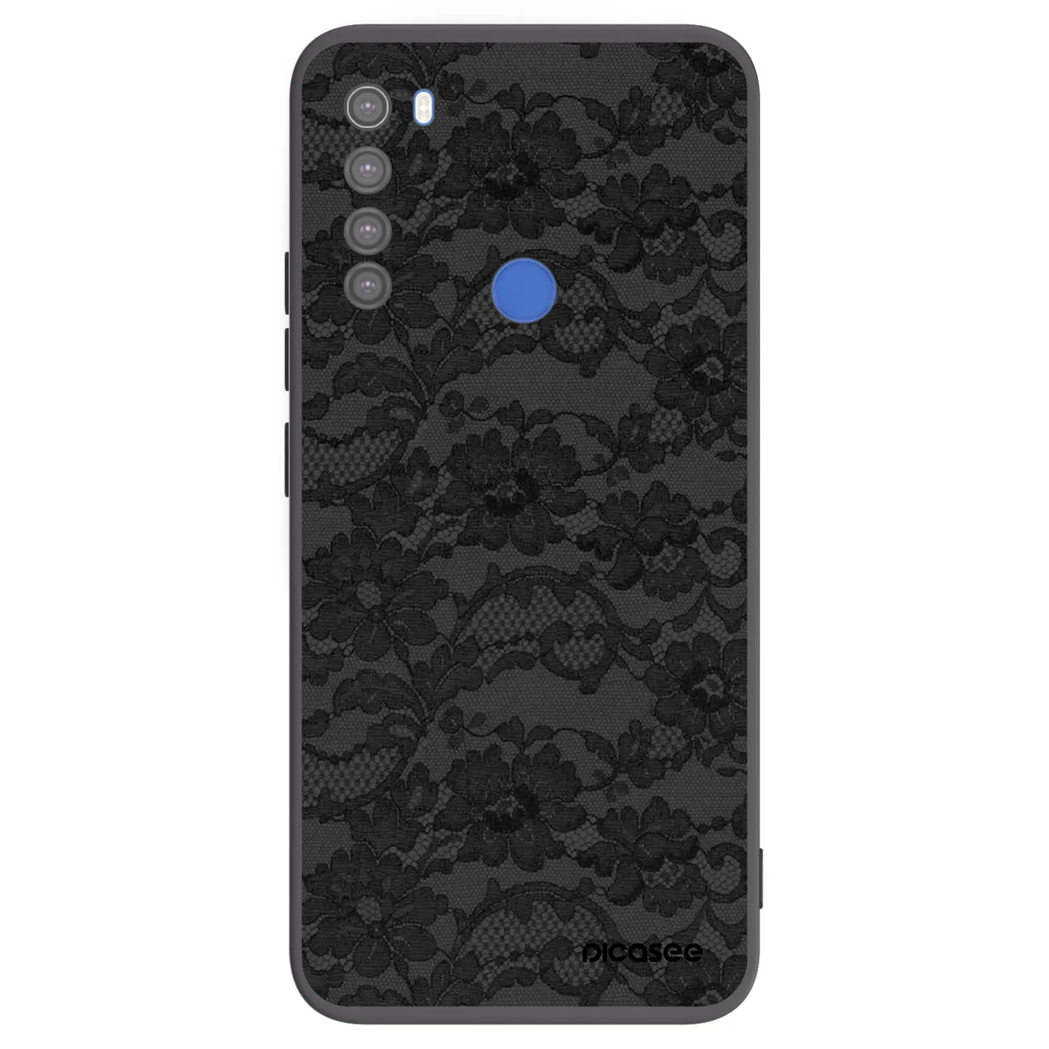 Picasee silikonový černý obal pro Xiaomi Redmi Note 8T - Dark Elegance