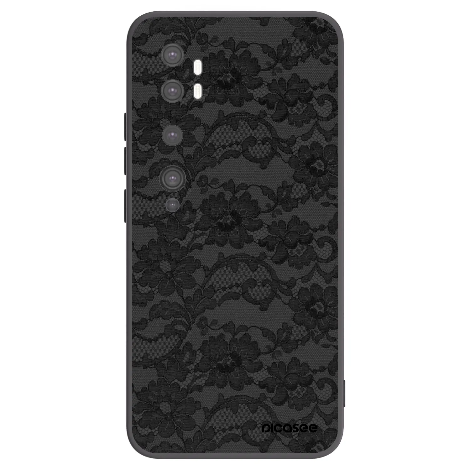 Picasee silikonový černý obal pro Xiaomi Mi Note 10 (Pro) - Dark Elegance