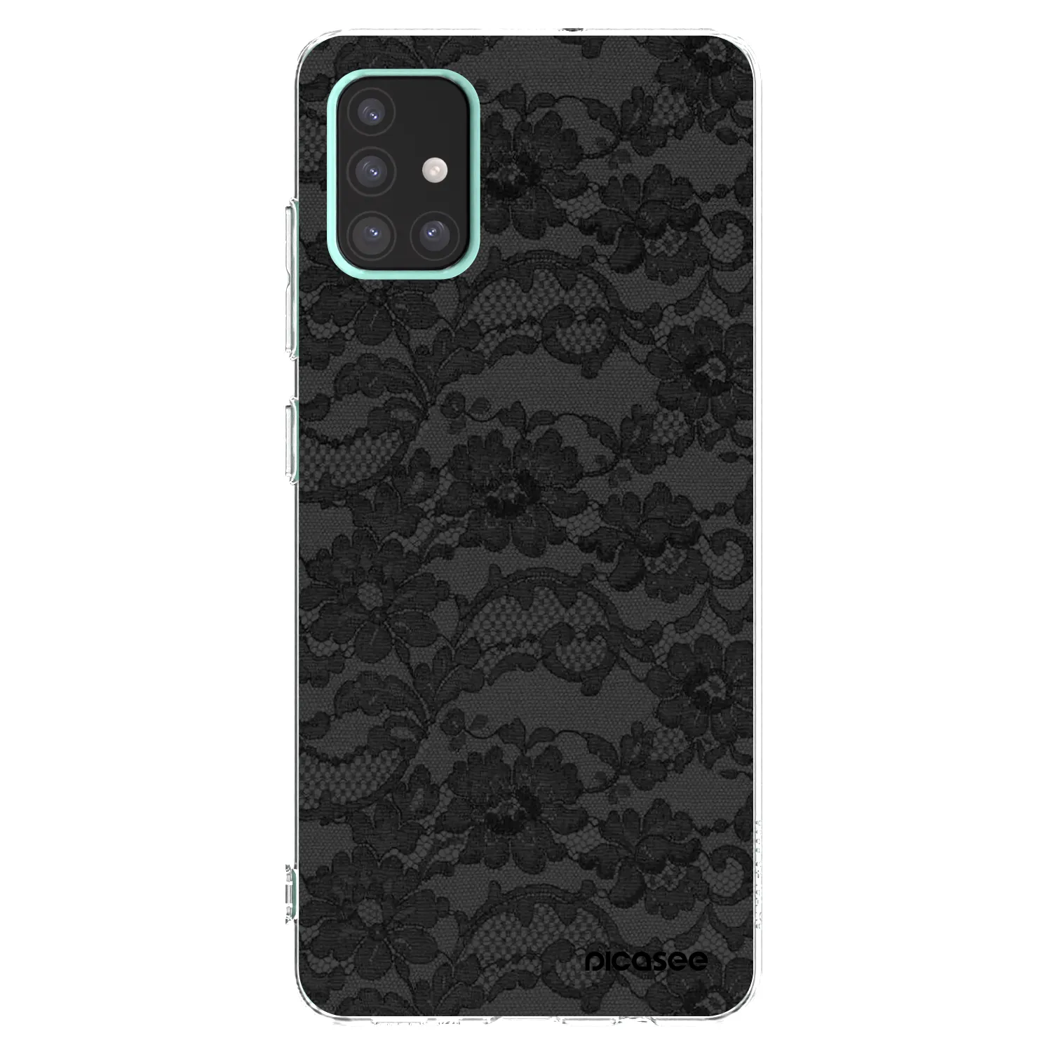 Picasee silikonový průhledný obal pro Samsung Galaxy A51 A515F - Dark Elegance